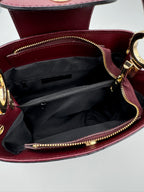 Borsa a Spalla MIMOSA - in Vera Pelle Martellata Made in Italy