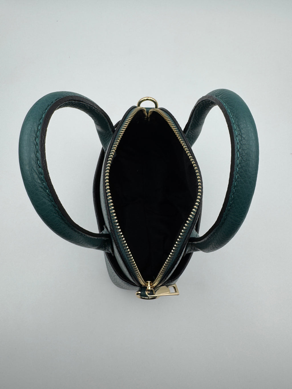 Borsetta BOCCA DI LEONE - in Vera Pelle Martellata Made in Italy