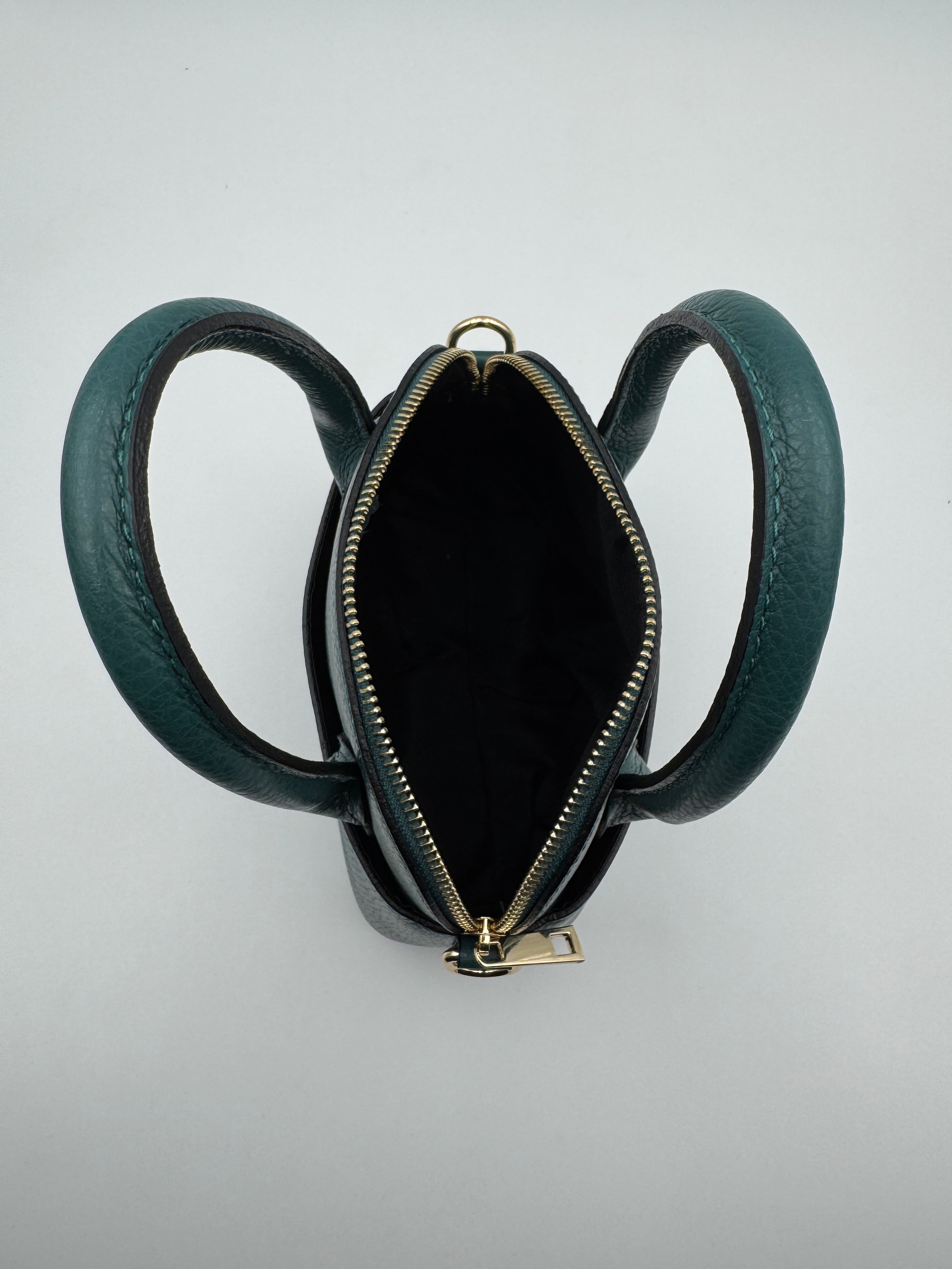 Borsetta BOCCA DI LEONE - in Vera Pelle Martellata Made in Italy