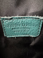 Borsetta BOCCA DI LEONE - in Vera Pelle Martellata Made in Italy