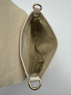 Pochette MUGHETTO - in Vera Pelle Martellata Made in Italy