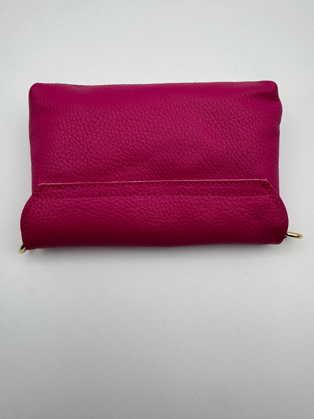 Pochette MUGHETTO - in Vera Pelle Martellata Made in Italy