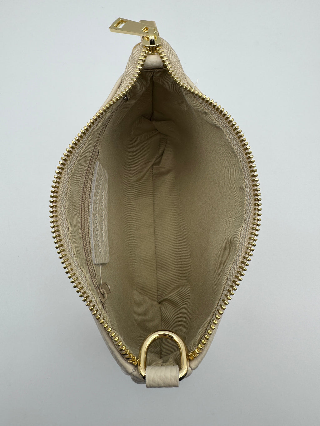 Pochette Clutch BUCANEVE - in Vera Pelle Martellata Made in Italy