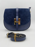 Borsa con Tracolla FRESIA - in Vera Pelle Martellata e Scamosciata Made in Italy