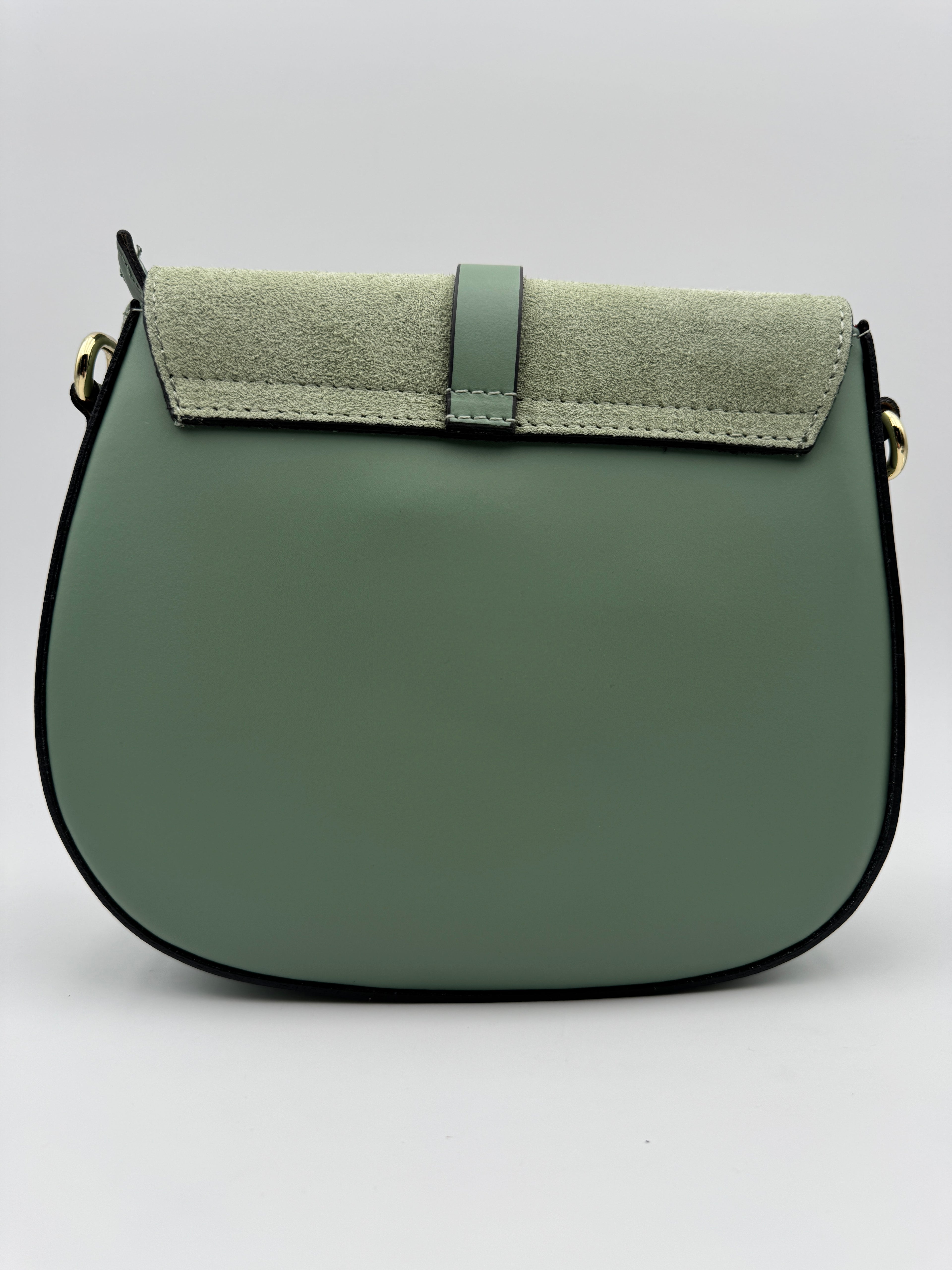 Borsa con Tracolla FRESIA - in Vera Pelle Martellata e Scamosciata Made in Italy