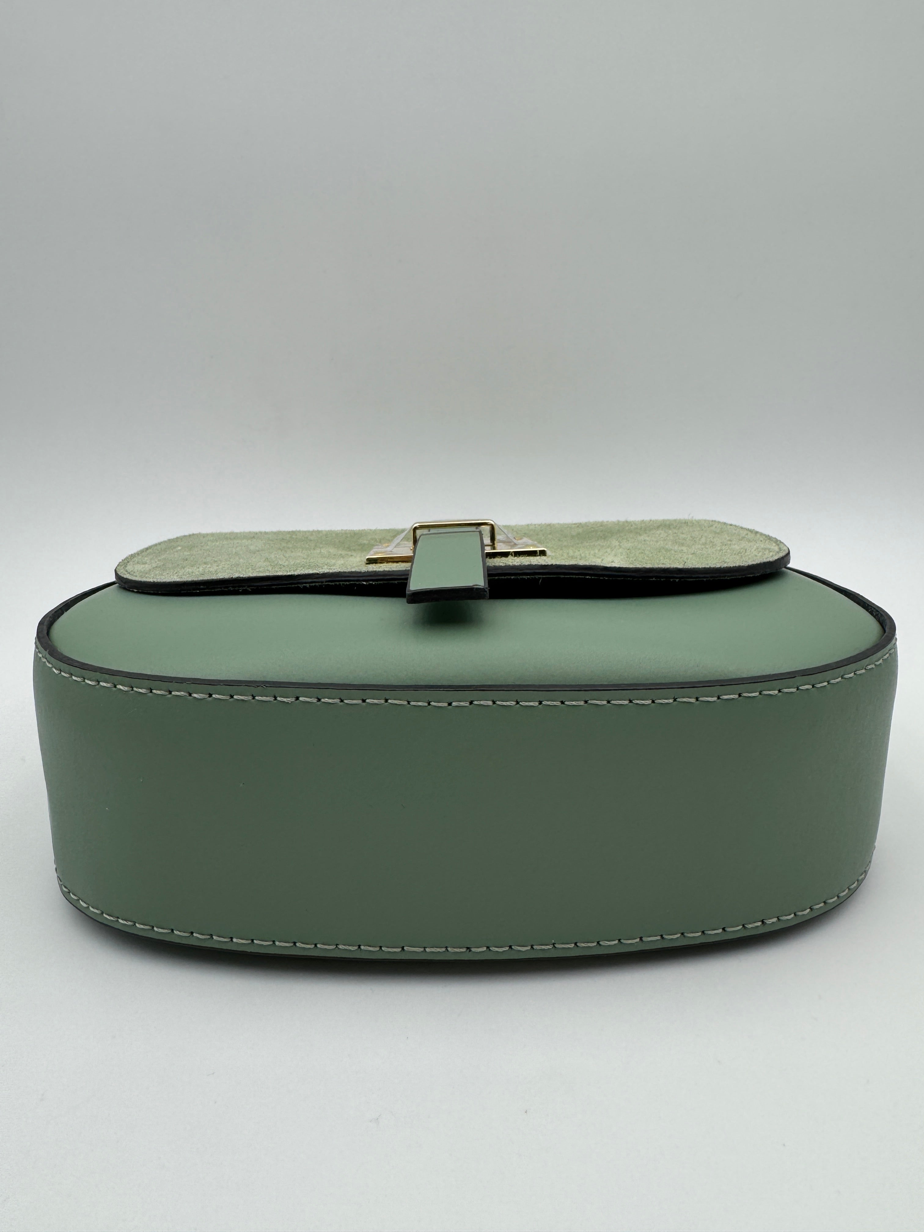 Borsa con Tracolla FRESIA - in Vera Pelle Martellata e Scamosciata Made in Italy