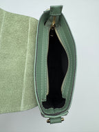 Borsa con Tracolla FRESIA - in Vera Pelle Martellata e Scamosciata Made in Italy