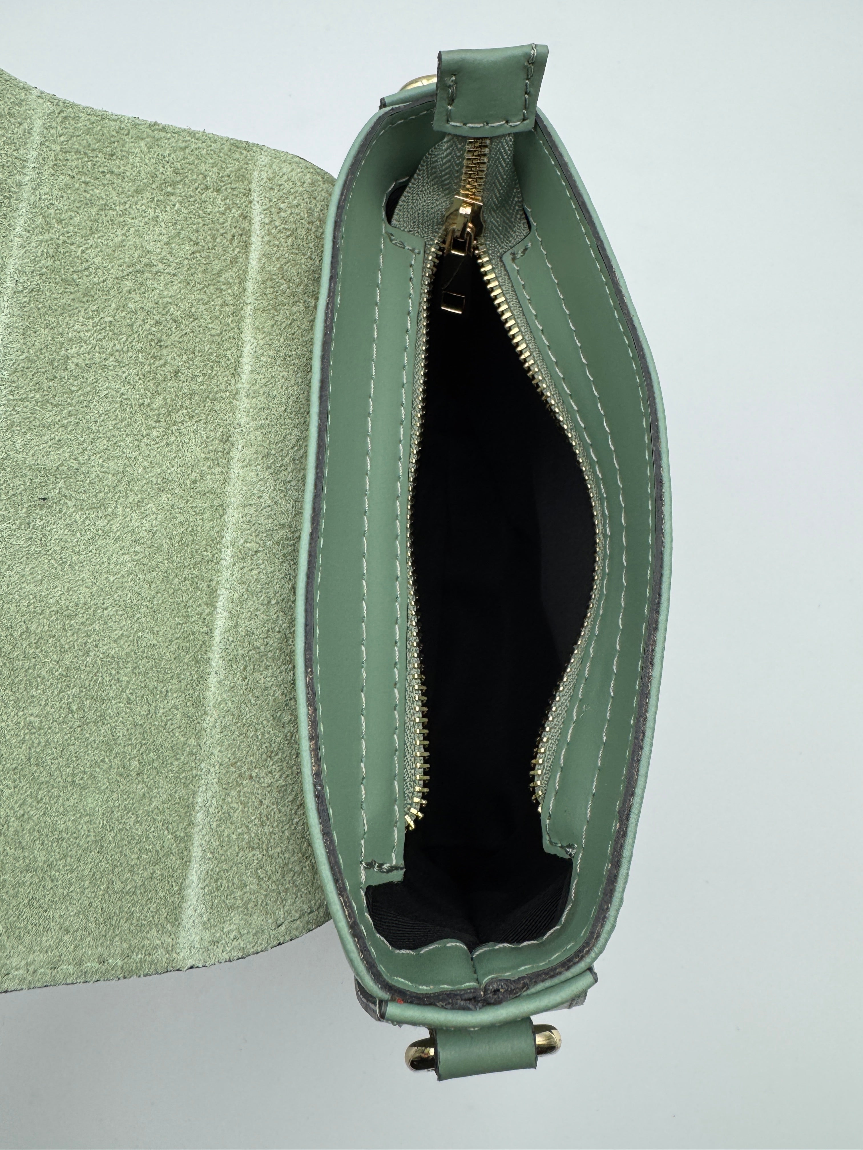 Borsa con Tracolla FRESIA - in Vera Pelle Martellata e Scamosciata Made in Italy