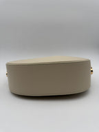 Borsa Mezzaluna GLICINE - in Vera Pelle Martellata Made in Italy