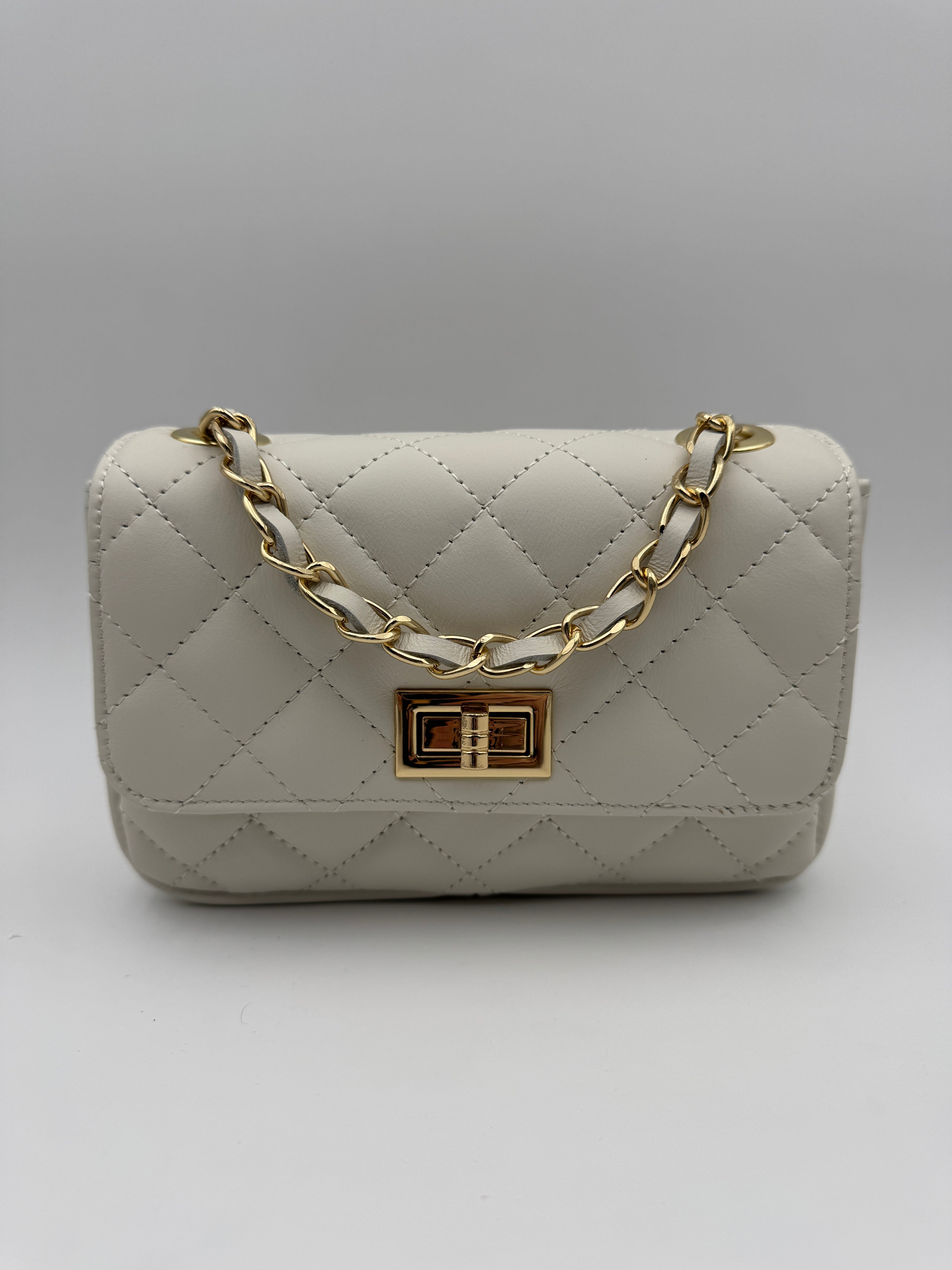 Borsa ORCHIDEA - in Vera Pelle Martellata Made in Italy