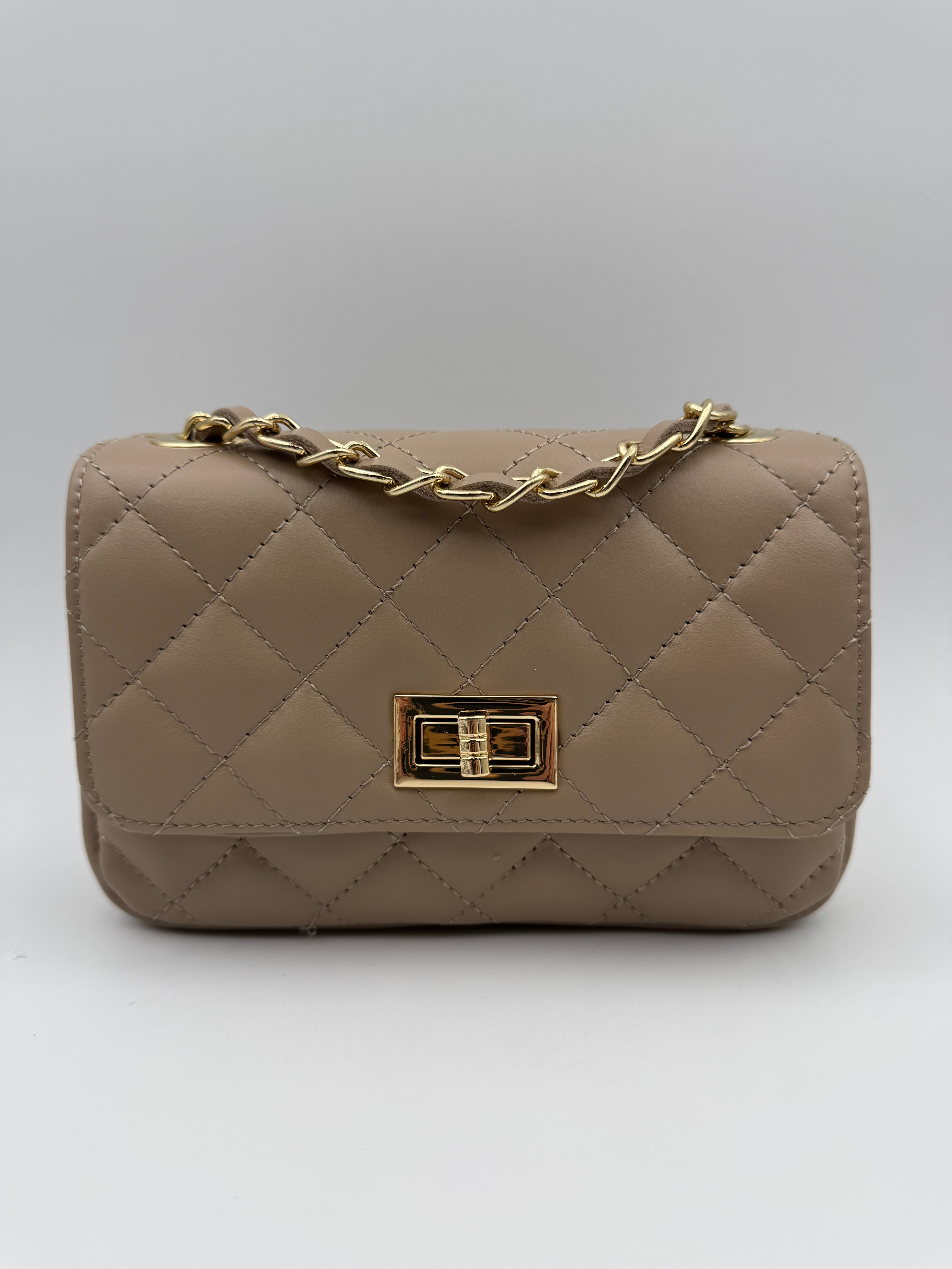 Borsa ORCHIDEA - in Vera Pelle Martellata Made in Italy
