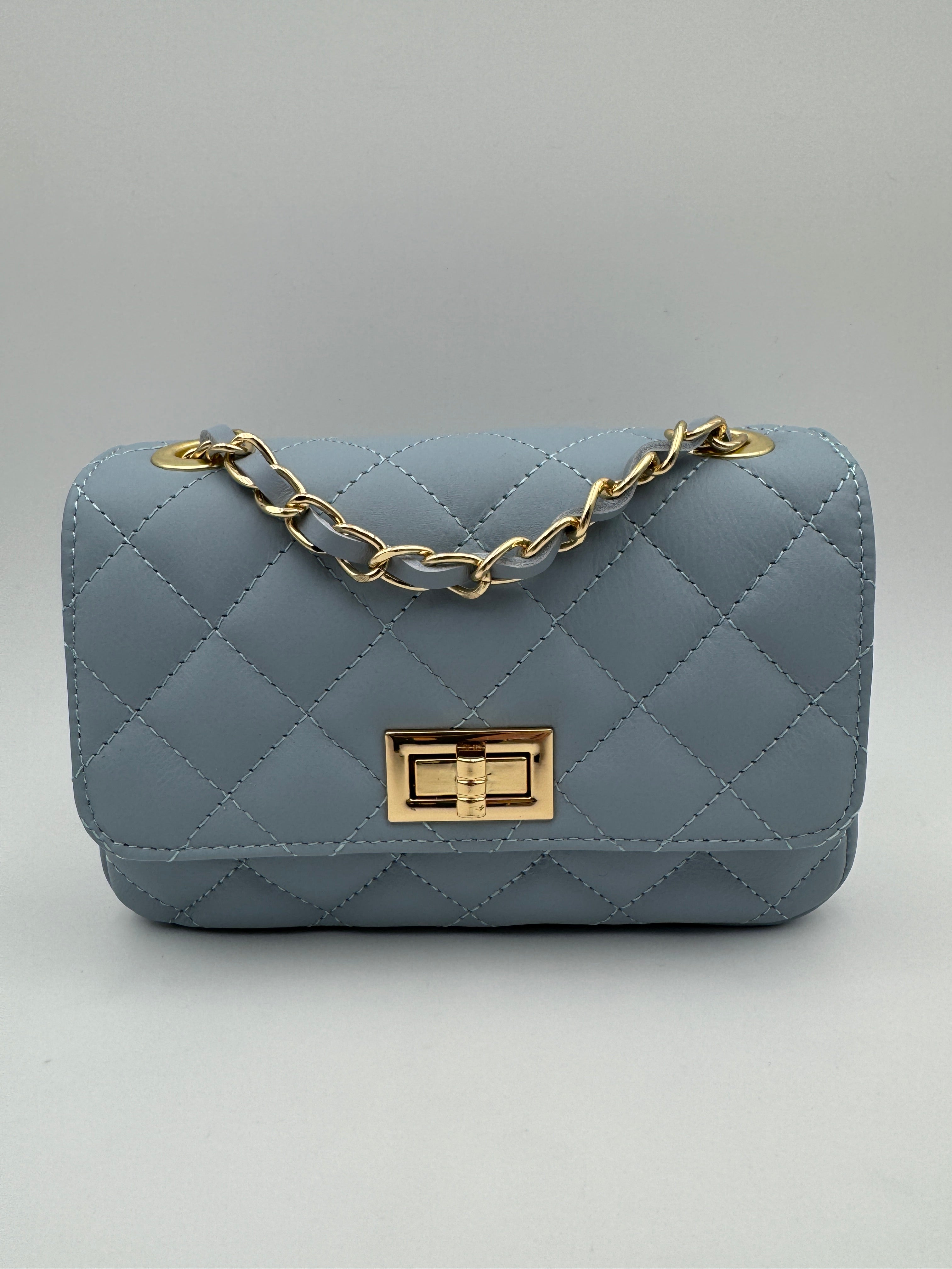 Borsa ORCHIDEA - in Vera Pelle Martellata Made in Italy