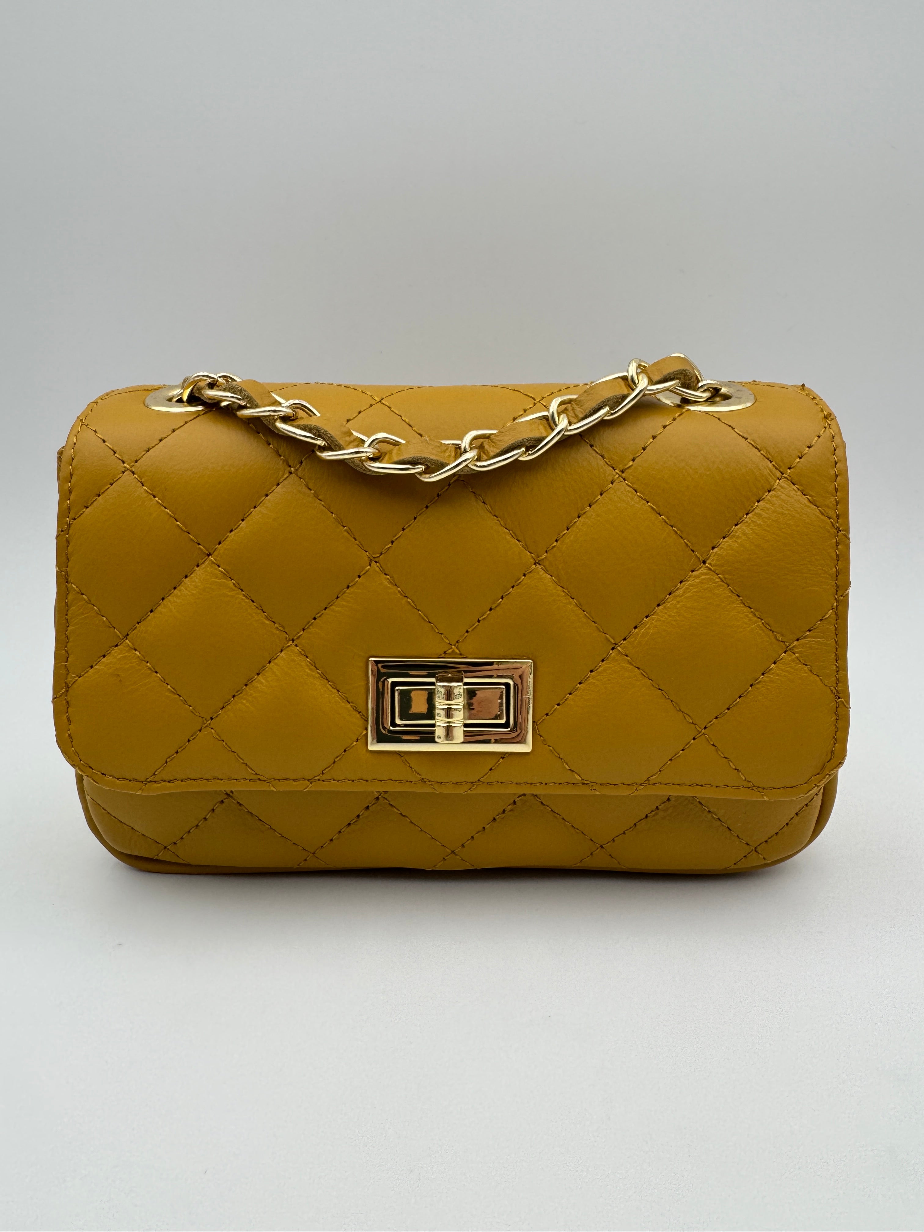 Borsa ORCHIDEA - in Vera Pelle Martellata Made in Italy