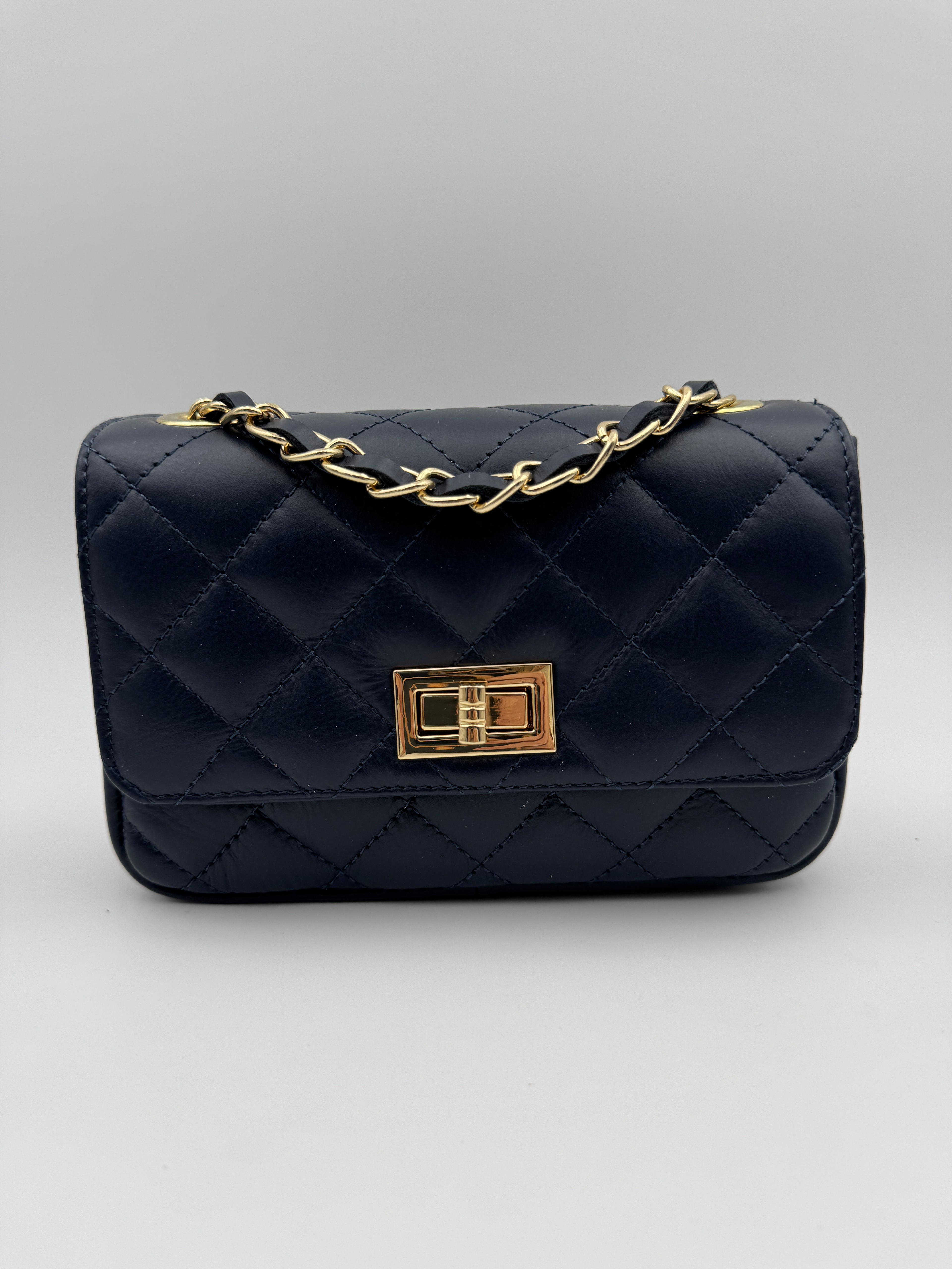 Borsa ORCHIDEA - in Vera Pelle Martellata Made in Italy