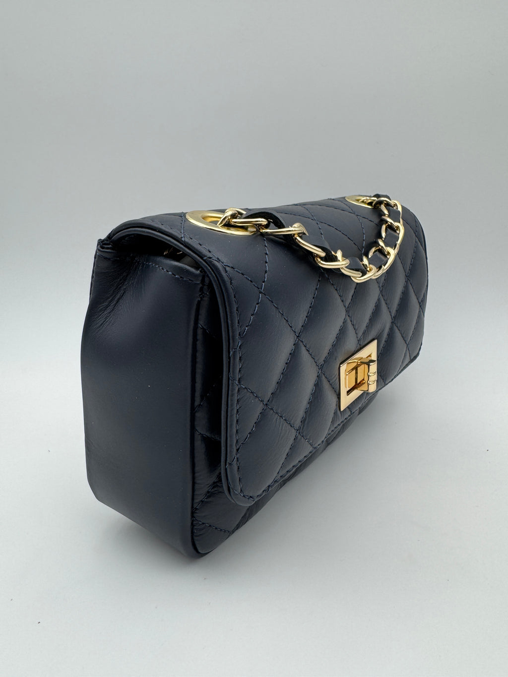 Borsa ORCHIDEA - in Vera Pelle Martellata Made in Italy