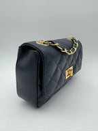 Borsa ORCHIDEA - in Vera Pelle Martellata Made in Italy