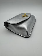 Pochette CAMPANULA - in Vera Pelle Martellata Made in Italy