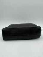 Borsa Pouch PEONIA - in Vera Pelle Martellata Made in Italy
