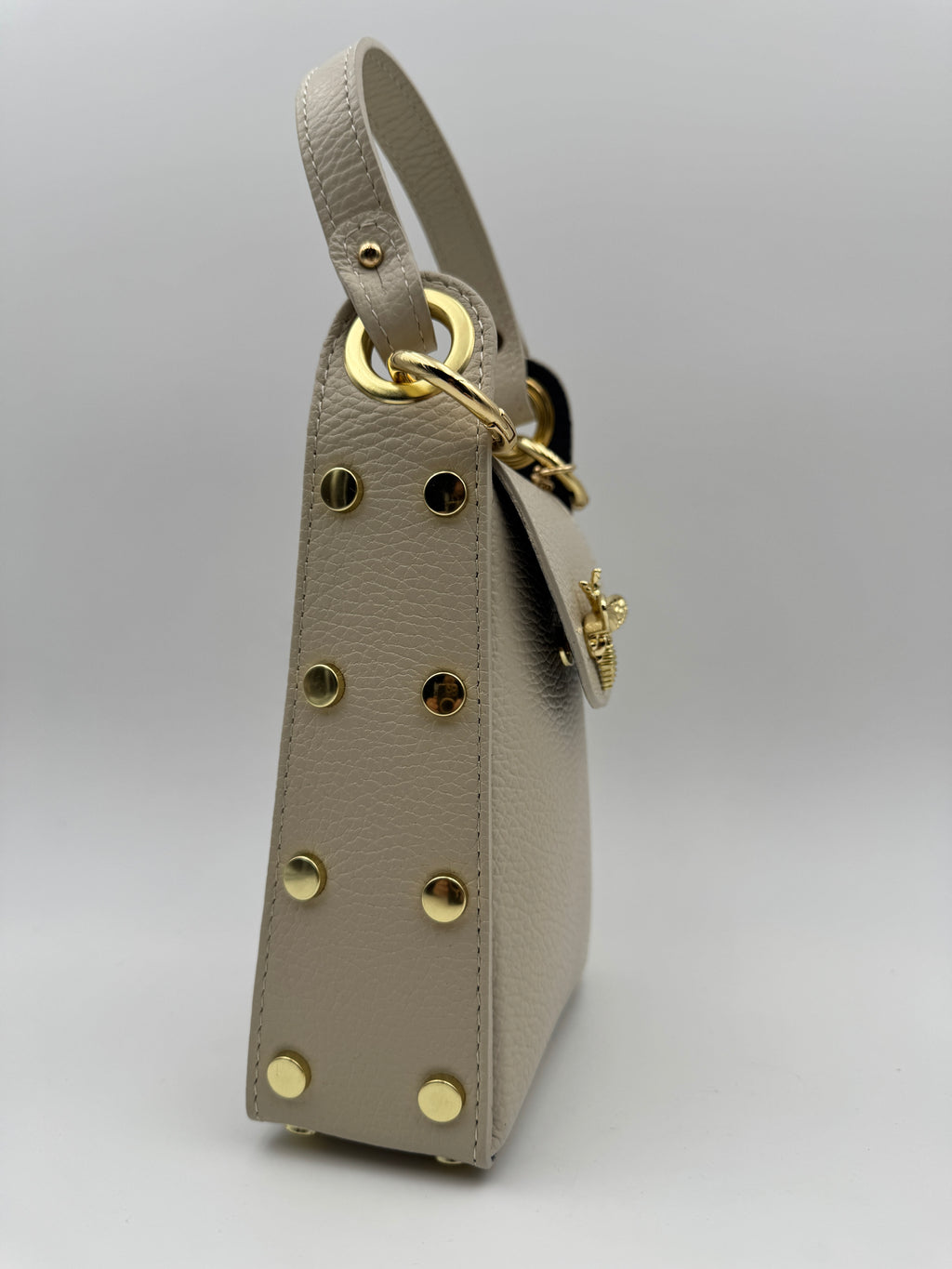 Borsetta Ape EDERA - in Vera Pelle Martellata Made in Italy