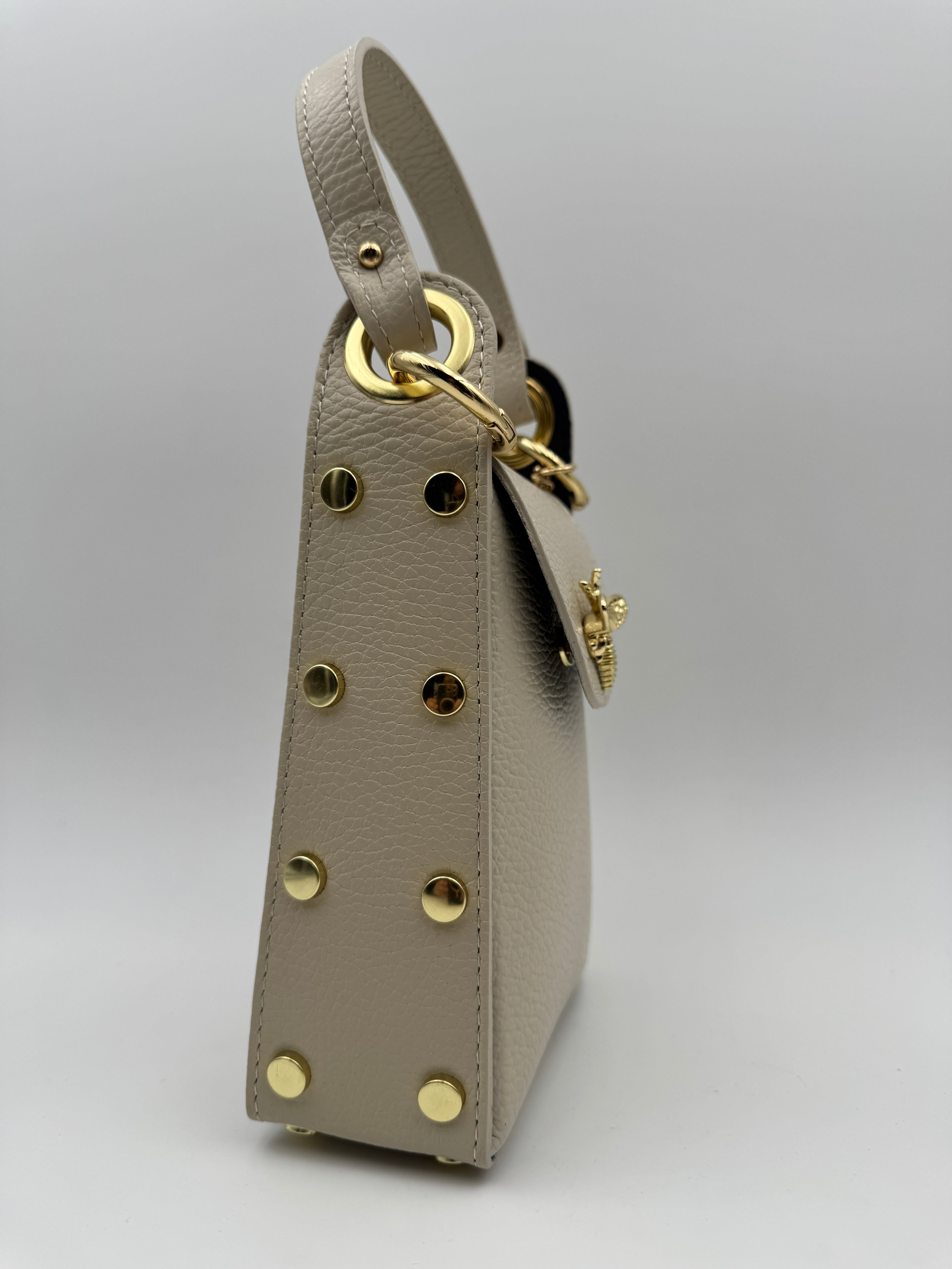 Borsetta Ape EDERA - in Vera Pelle Martellata Made in Italy