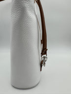 Borsa Zaino PAPAVERO - in Vera Pelle Martellata Made in Italy