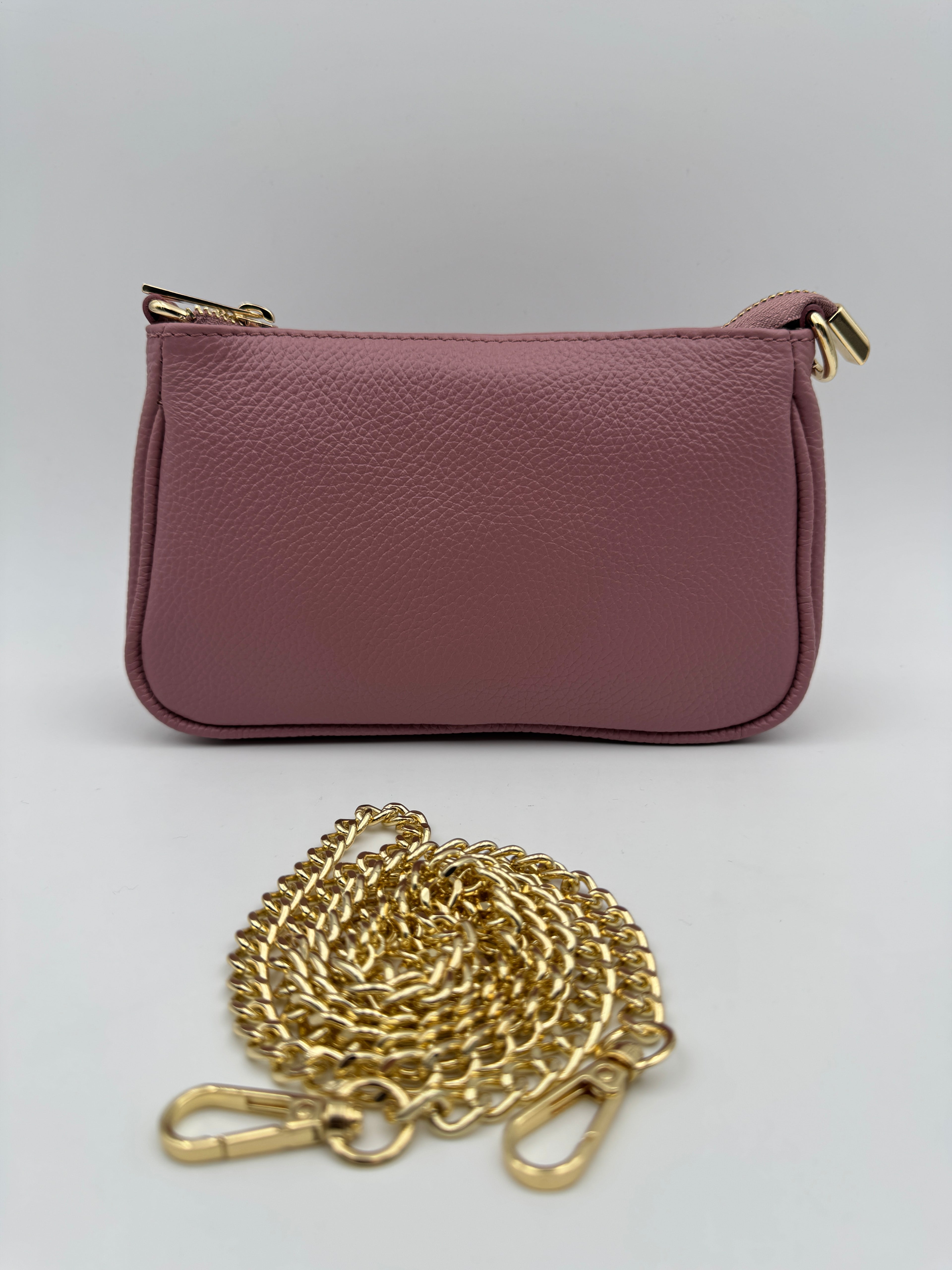 Pochette Clutch BUCANEVE - in Vera Pelle Martellata Made in Italy