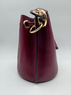 Borsa a Secchiello PRIMULA - in Vera Pelle Martellata Made in Italy