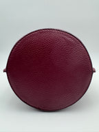 Borsa a Secchiello PRIMULA - in Vera Pelle Martellata Made in Italy