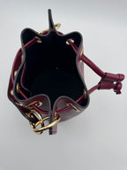 Borsa a Secchiello PRIMULA - in Vera Pelle Martellata Made in Italy