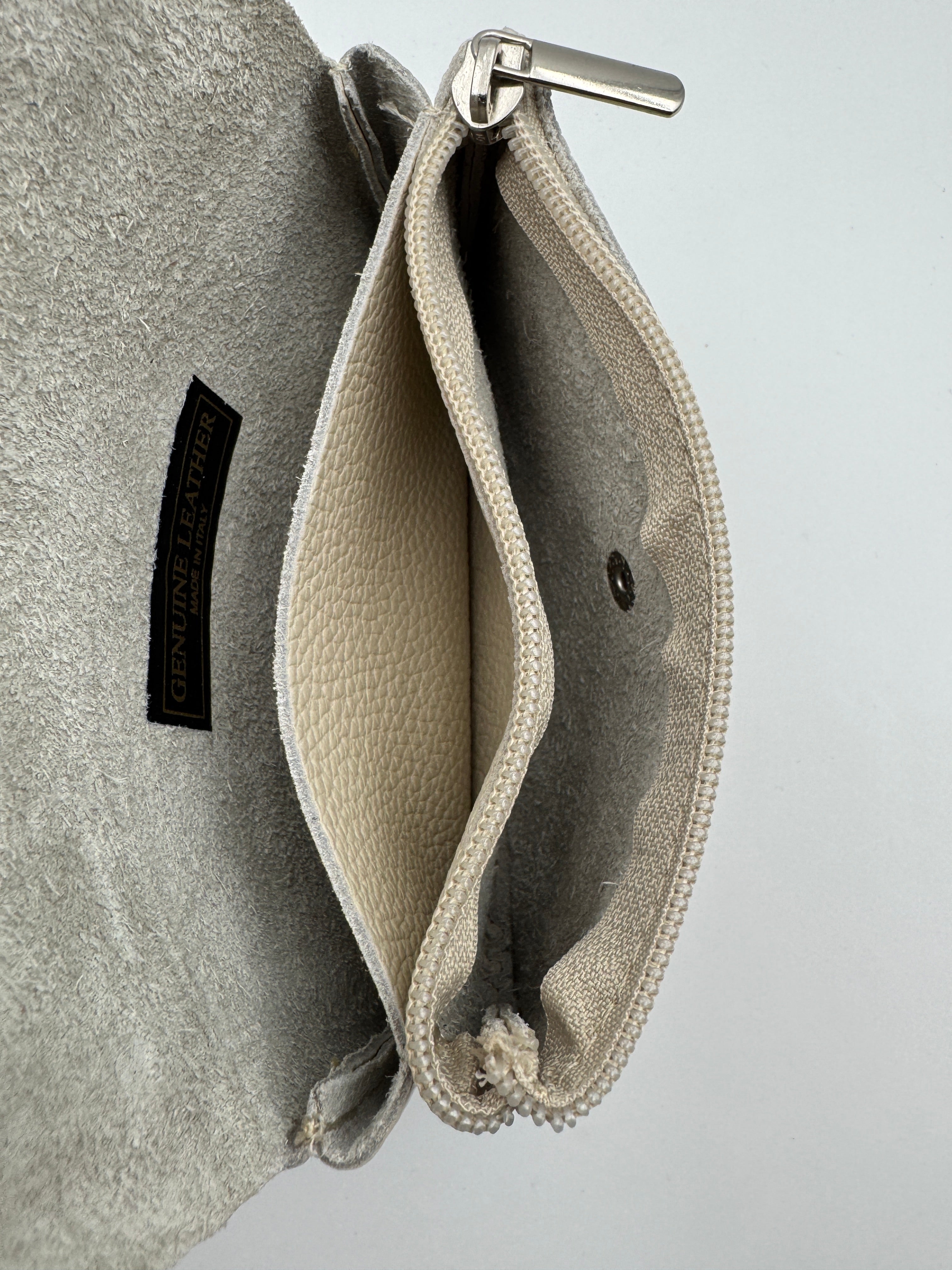 Portamonete DATURA L - in Vera Pelle Martellata Made in Italy