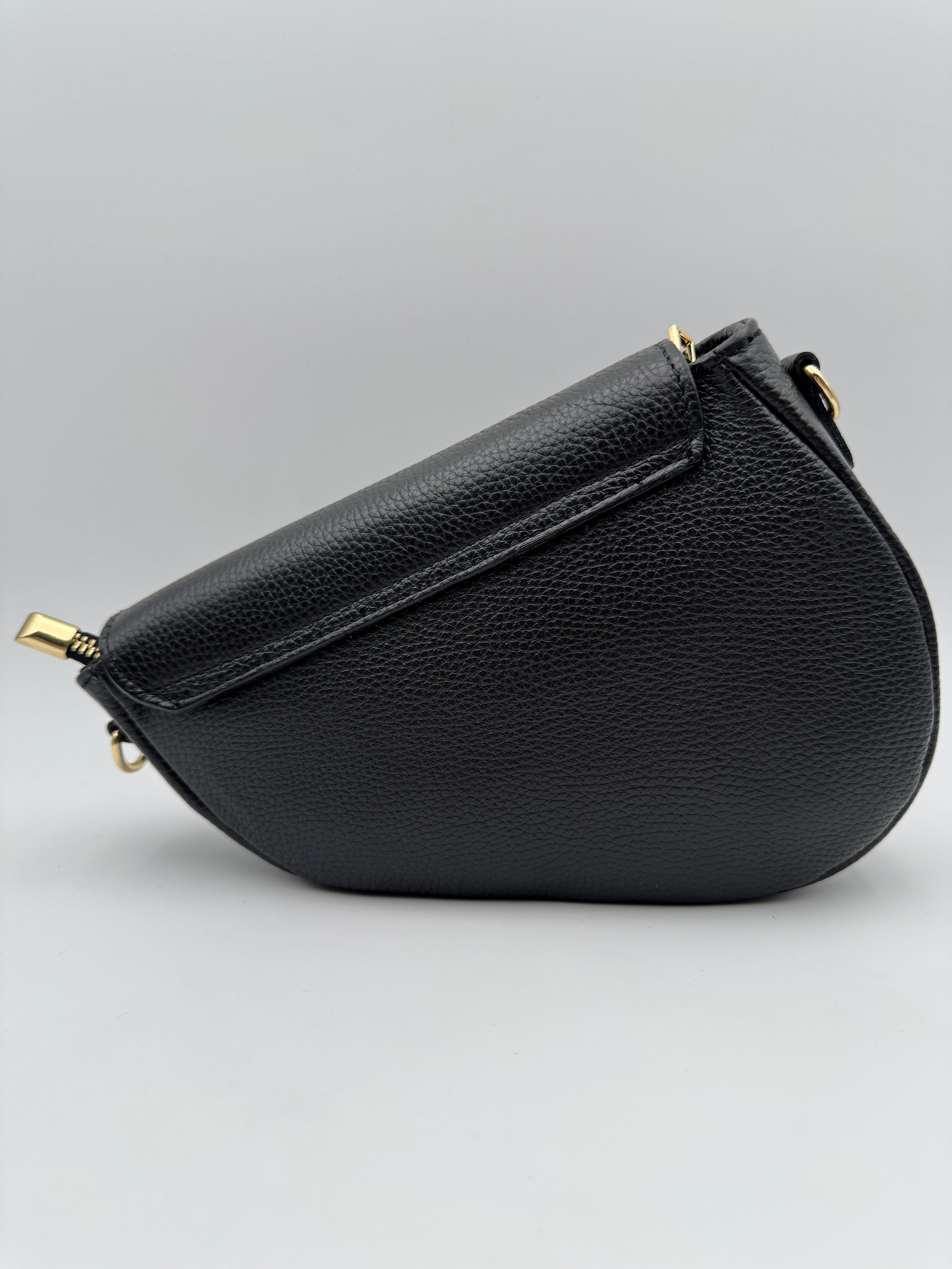 Borsa a Tracolla CAMELIA - In Vera Pelle Martellata Made in Italy