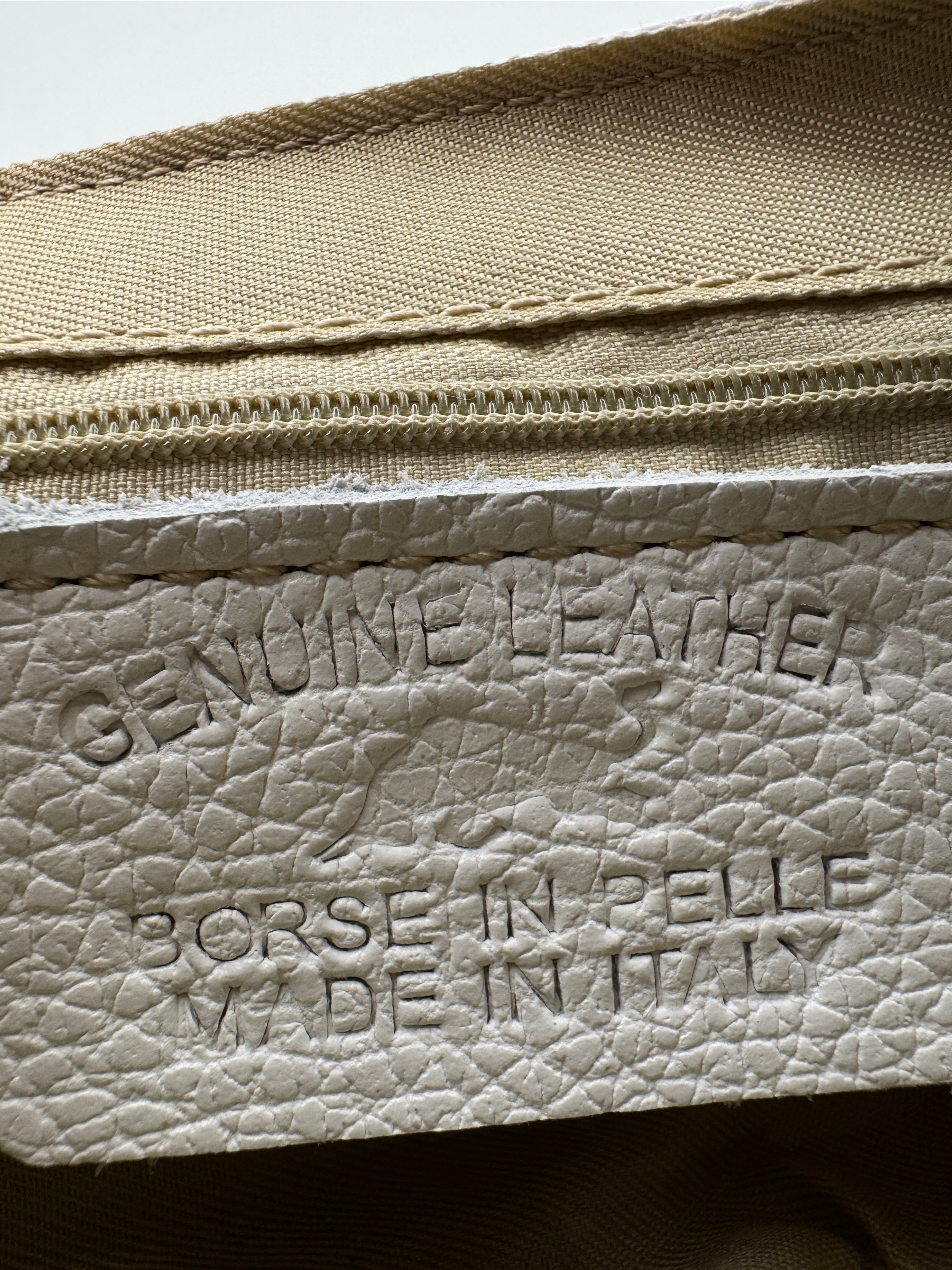 Borsetta GARDENIA - in Vera Pelle Martellata Made in Italy