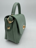 Borsetta GARDENIA - in Vera Pelle Martellata Made in Italy