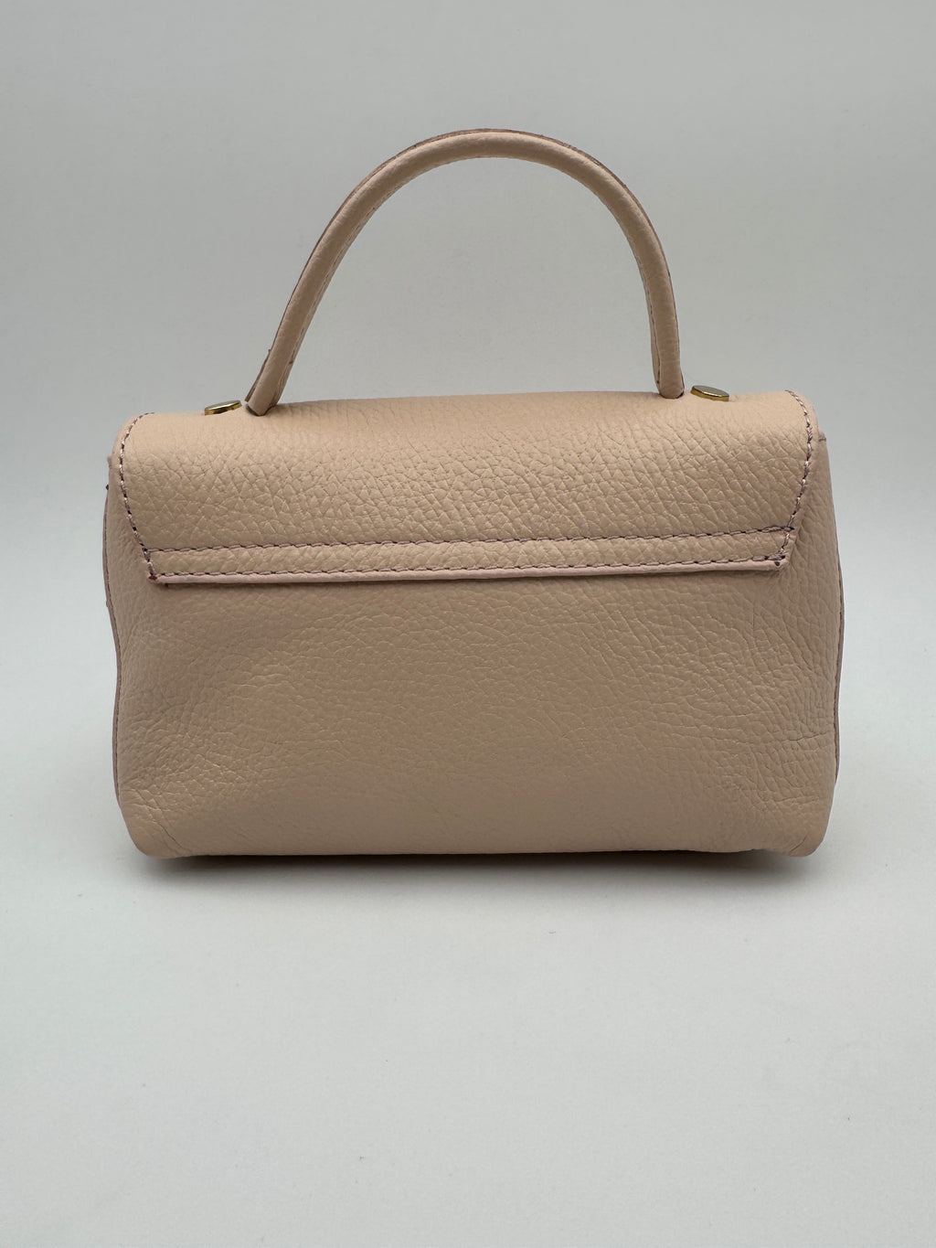 Borsetta GARDENIA - in Vera Pelle Martellata Made in Italy