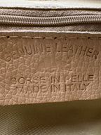 Borsetta GARDENIA - in Vera Pelle Martellata Made in Italy