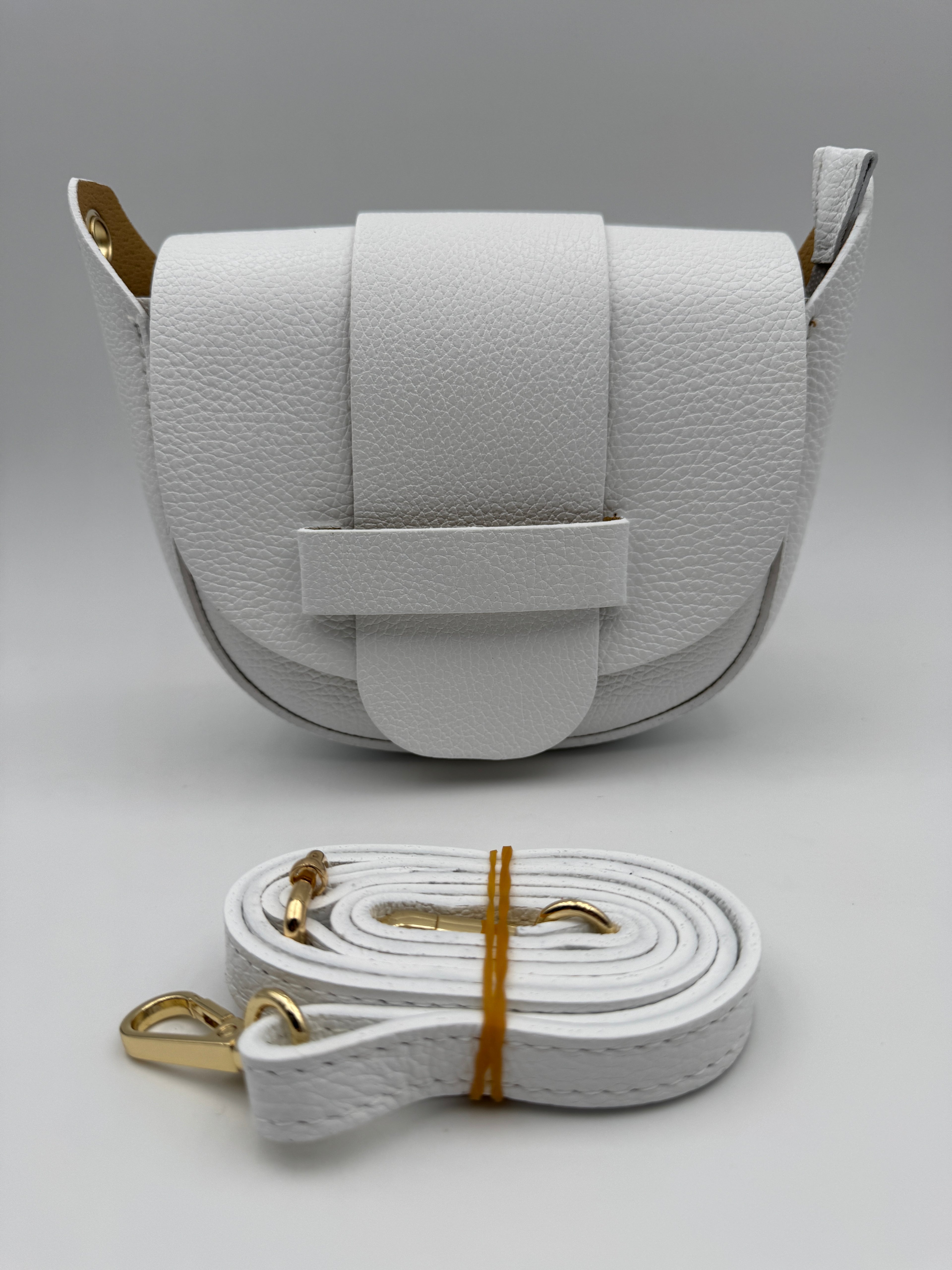 Borsa a Tracolla MARGHERITA - in Vera Pelle Martellata Made in Italy