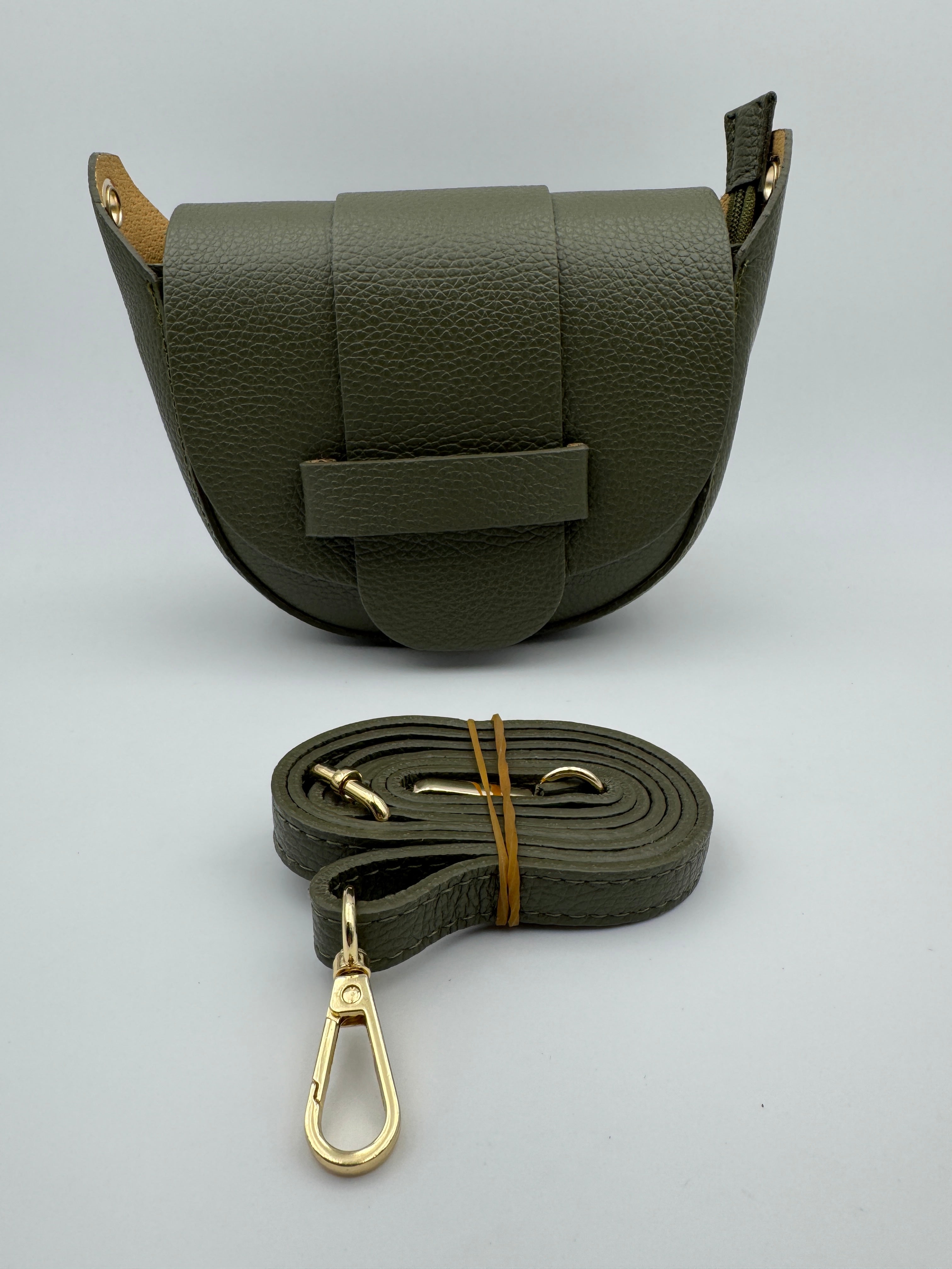 Borsa a Tracolla MARGHERITA - in Vera Pelle Martellata Made in Italy
