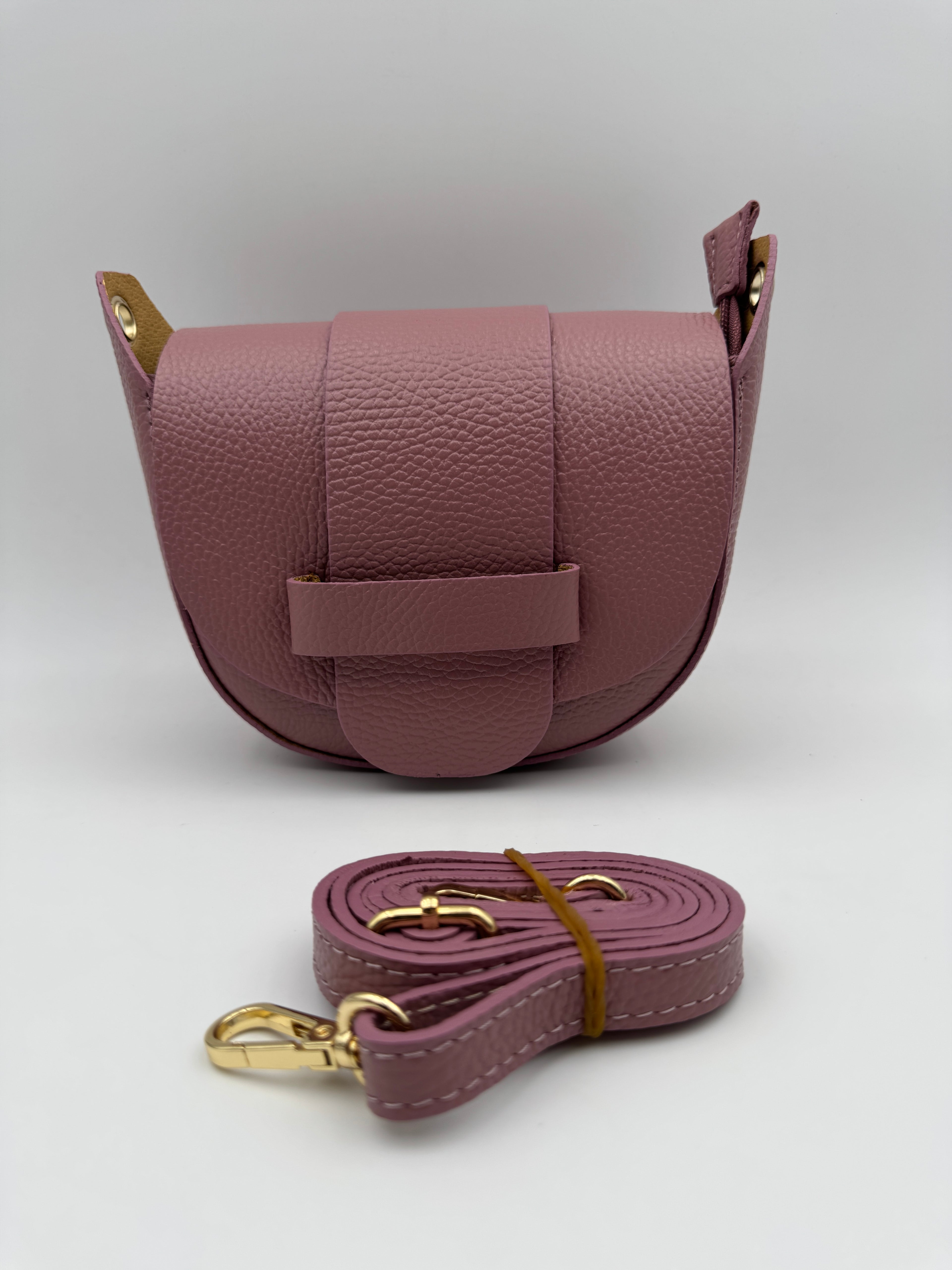 Borsa a Tracolla MARGHERITA - in Vera Pelle Martellata Made in Italy