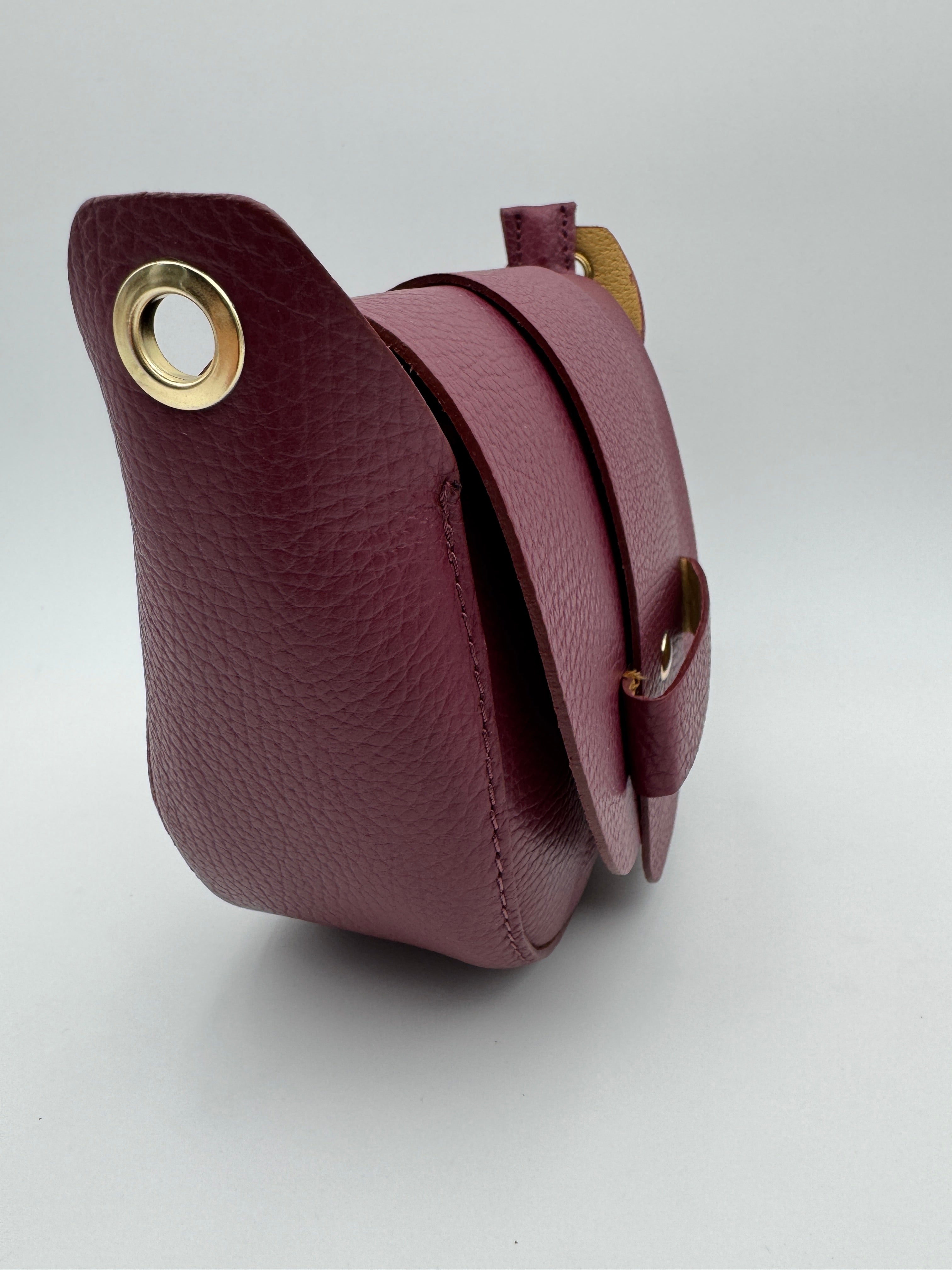 Borsa a Tracolla MARGHERITA - in Vera Pelle Martellata Made in Italy