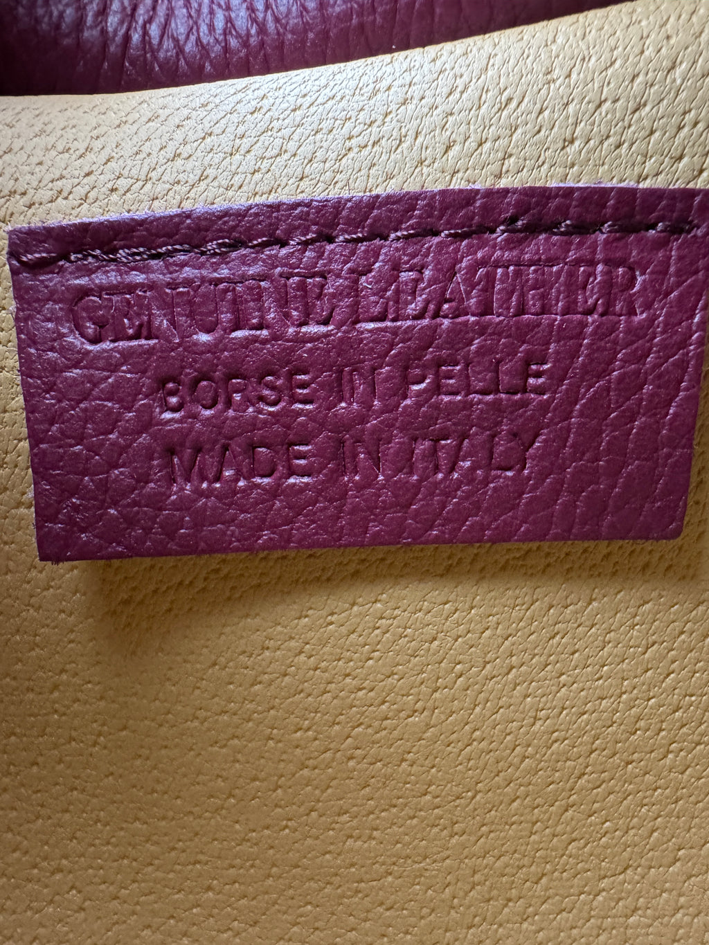 Borsa a Tracolla MARGHERITA - in Vera Pelle Martellata Made in Italy