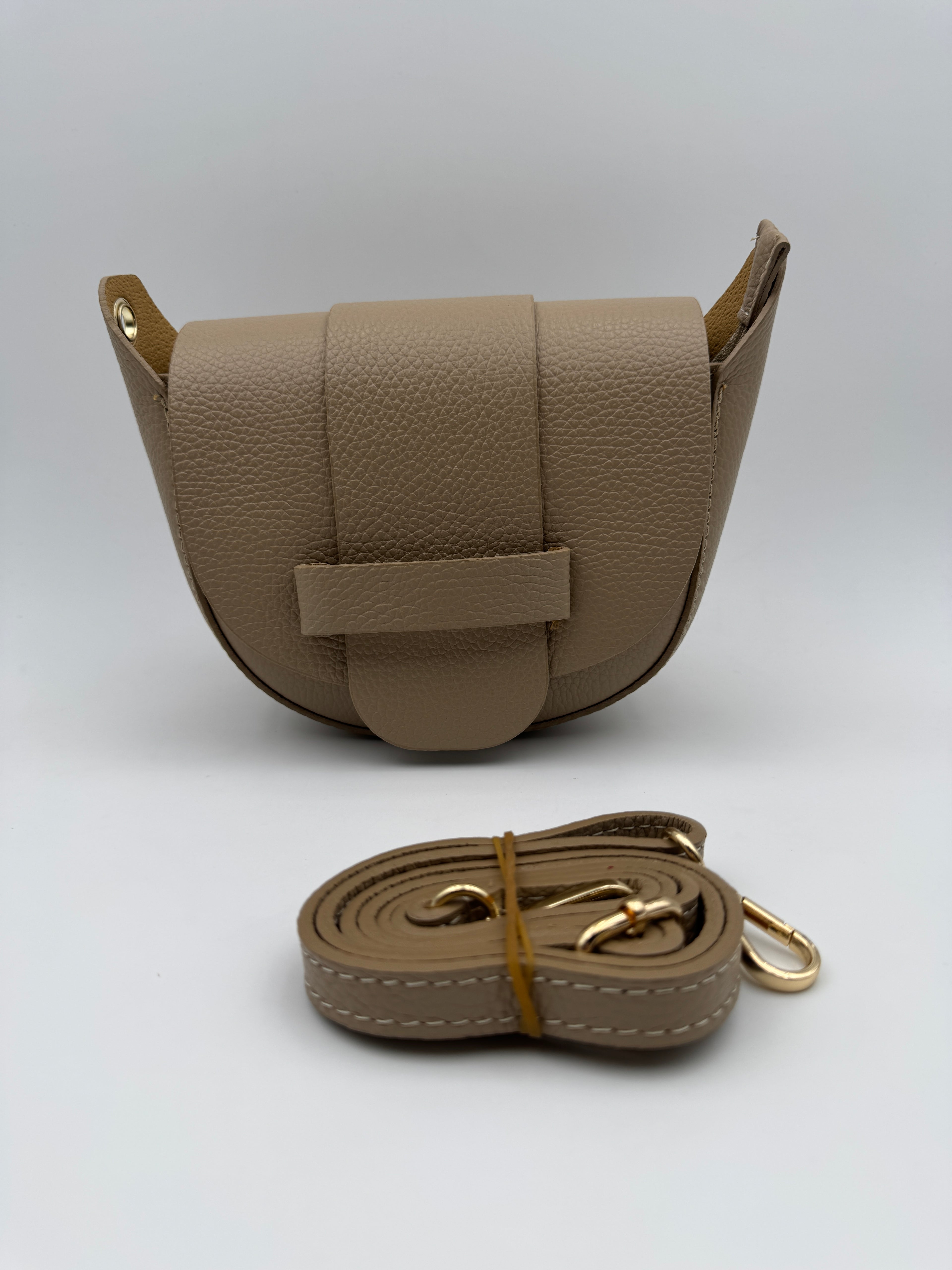 Borsa a Tracolla MARGHERITA - in Vera Pelle Martellata Made in Italy