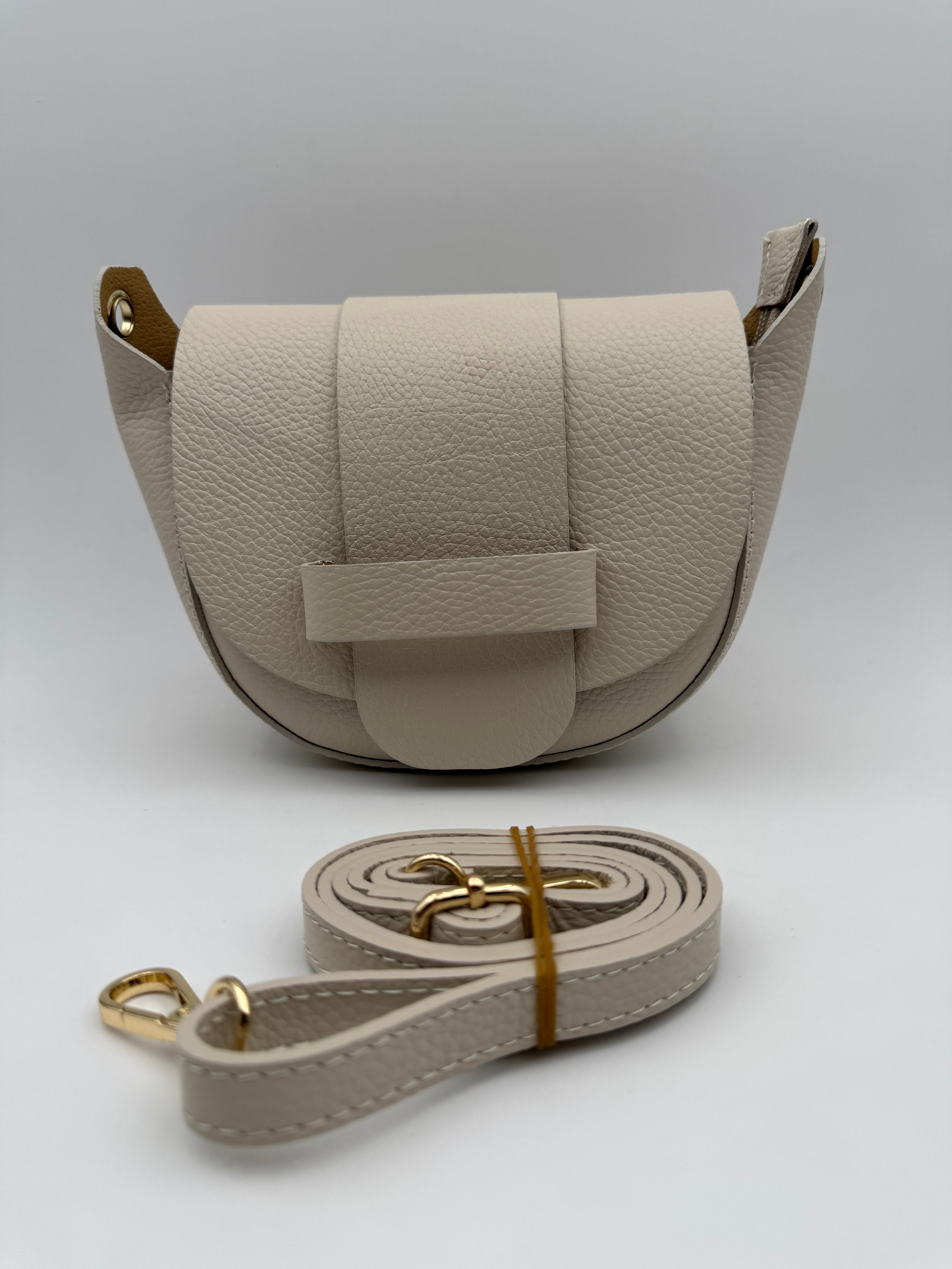 Borsa a Tracolla MARGHERITA - in Vera Pelle Martellata Made in Italy