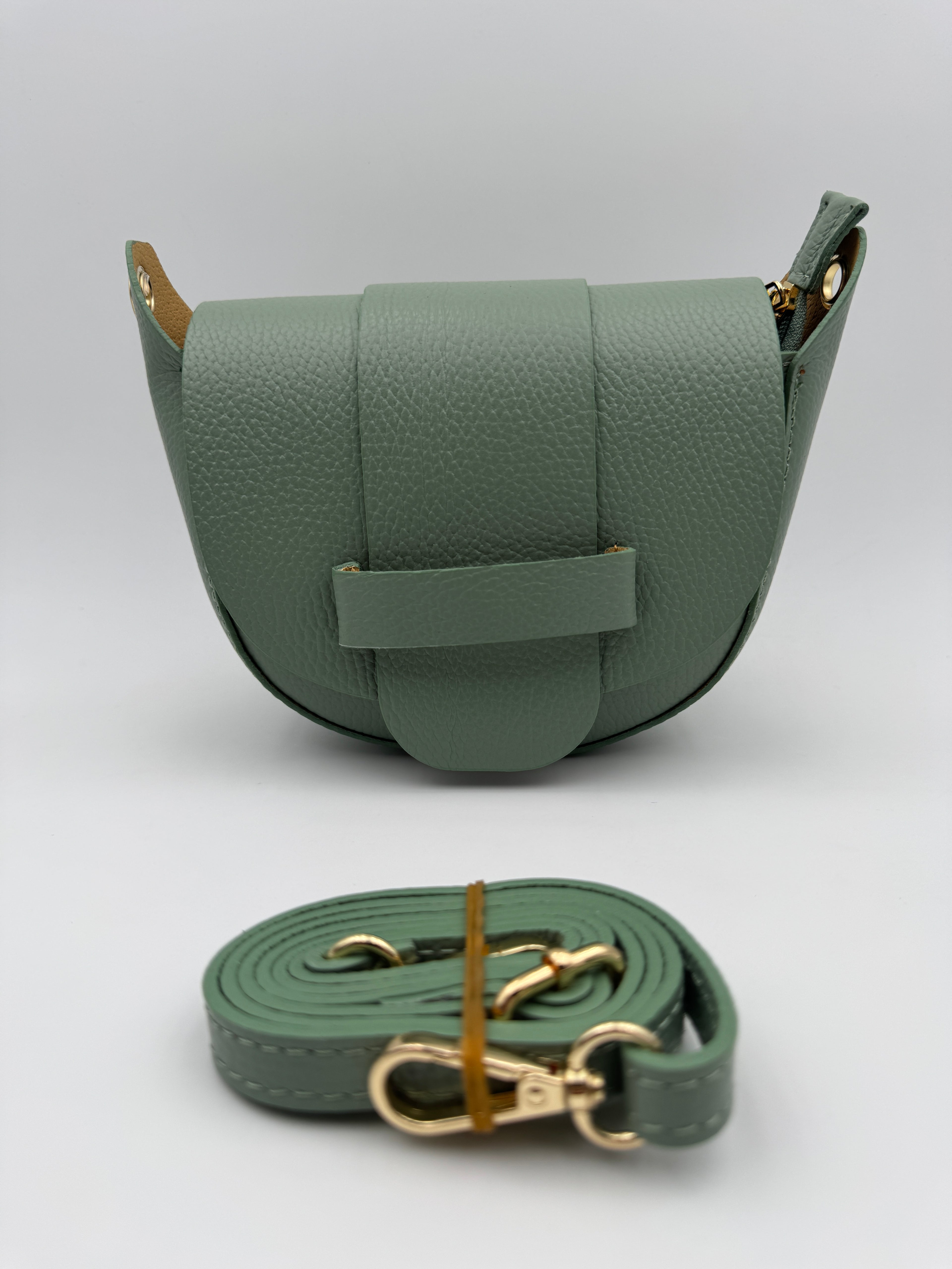Borsa a Tracolla MARGHERITA - in Vera Pelle Martellata Made in Italy