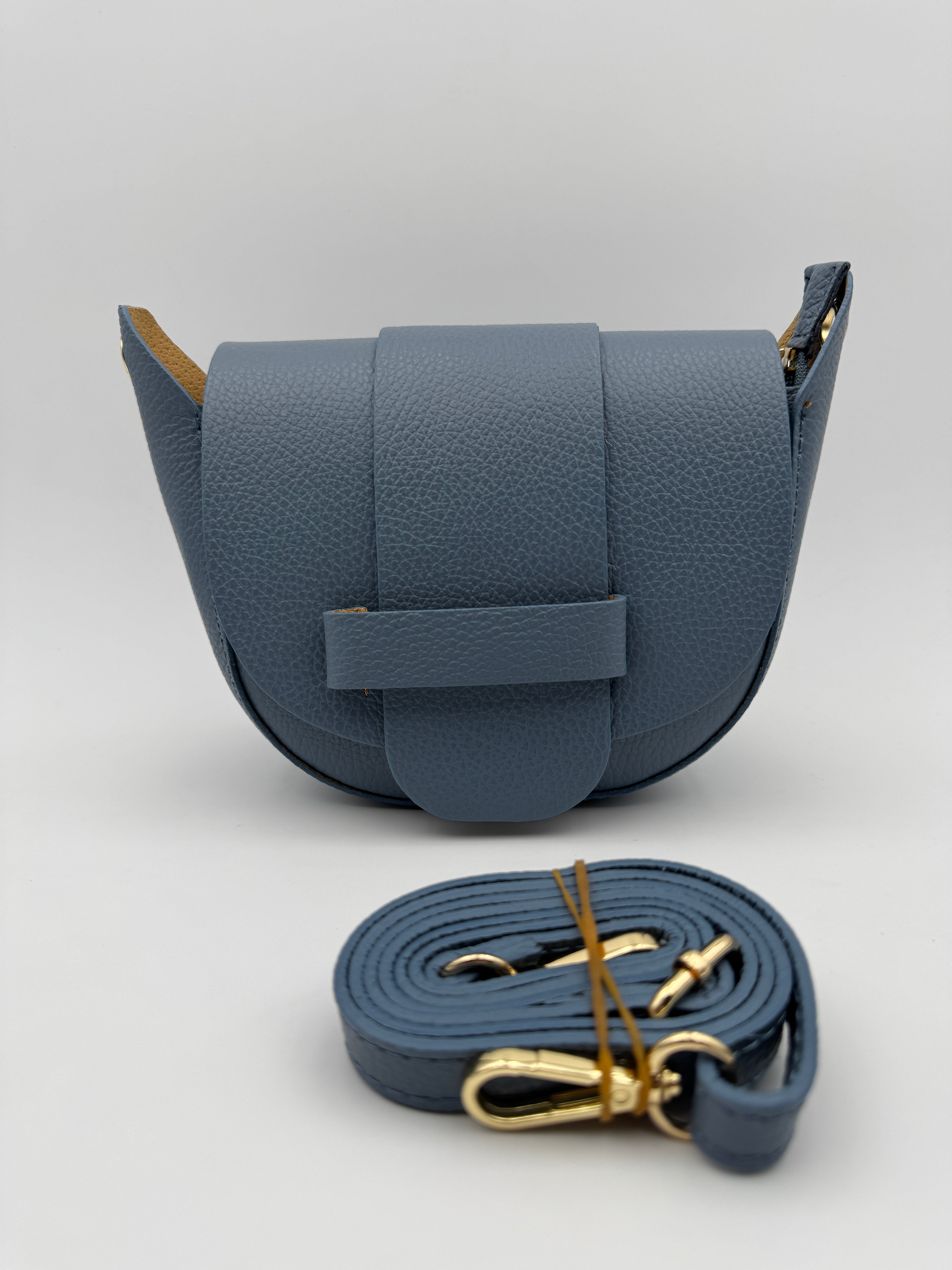 Borsa a Tracolla MARGHERITA - in Vera Pelle Martellata Made in Italy
