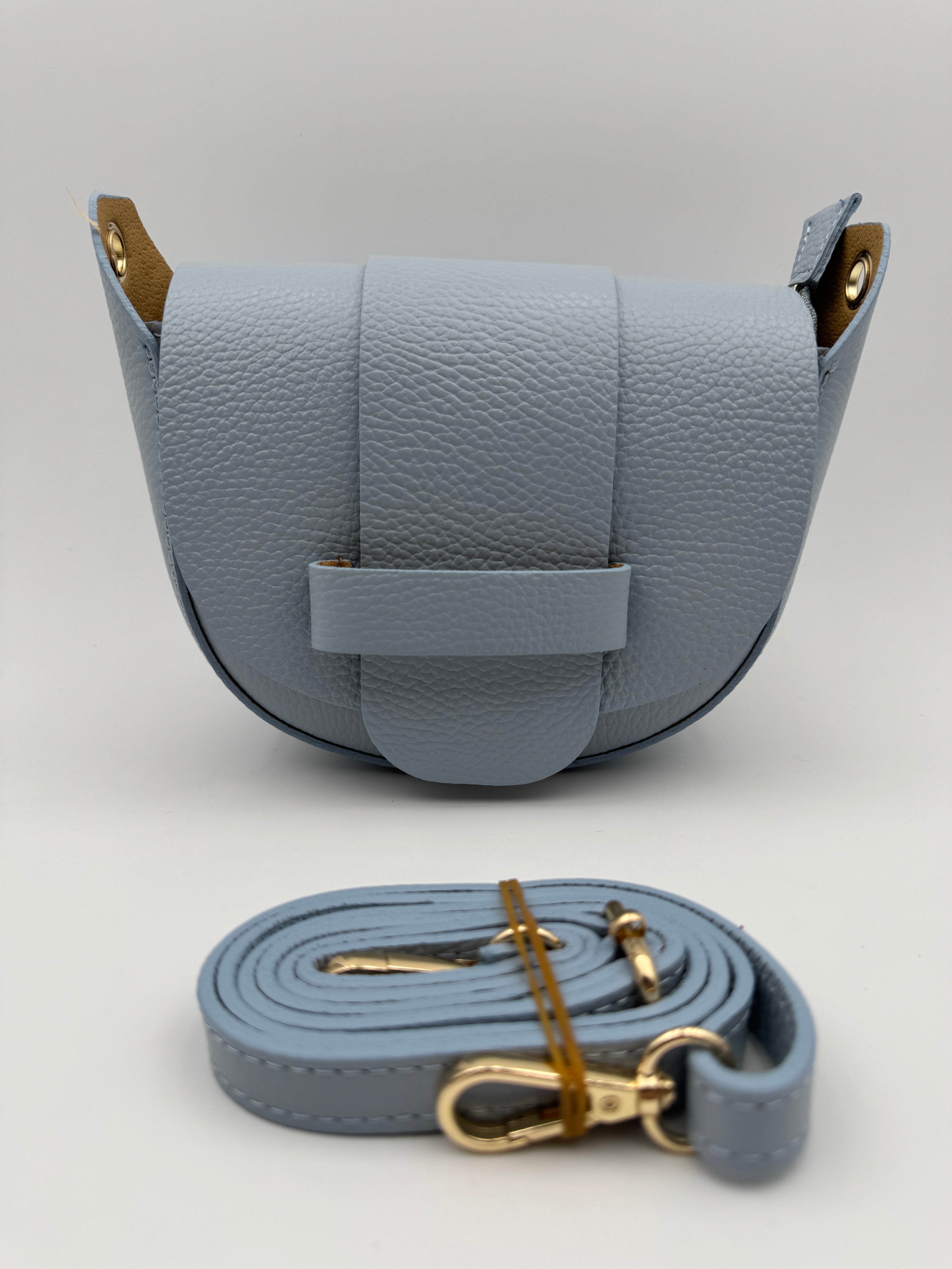Borsa a Tracolla MARGHERITA - in Vera Pelle Martellata Made in Italy