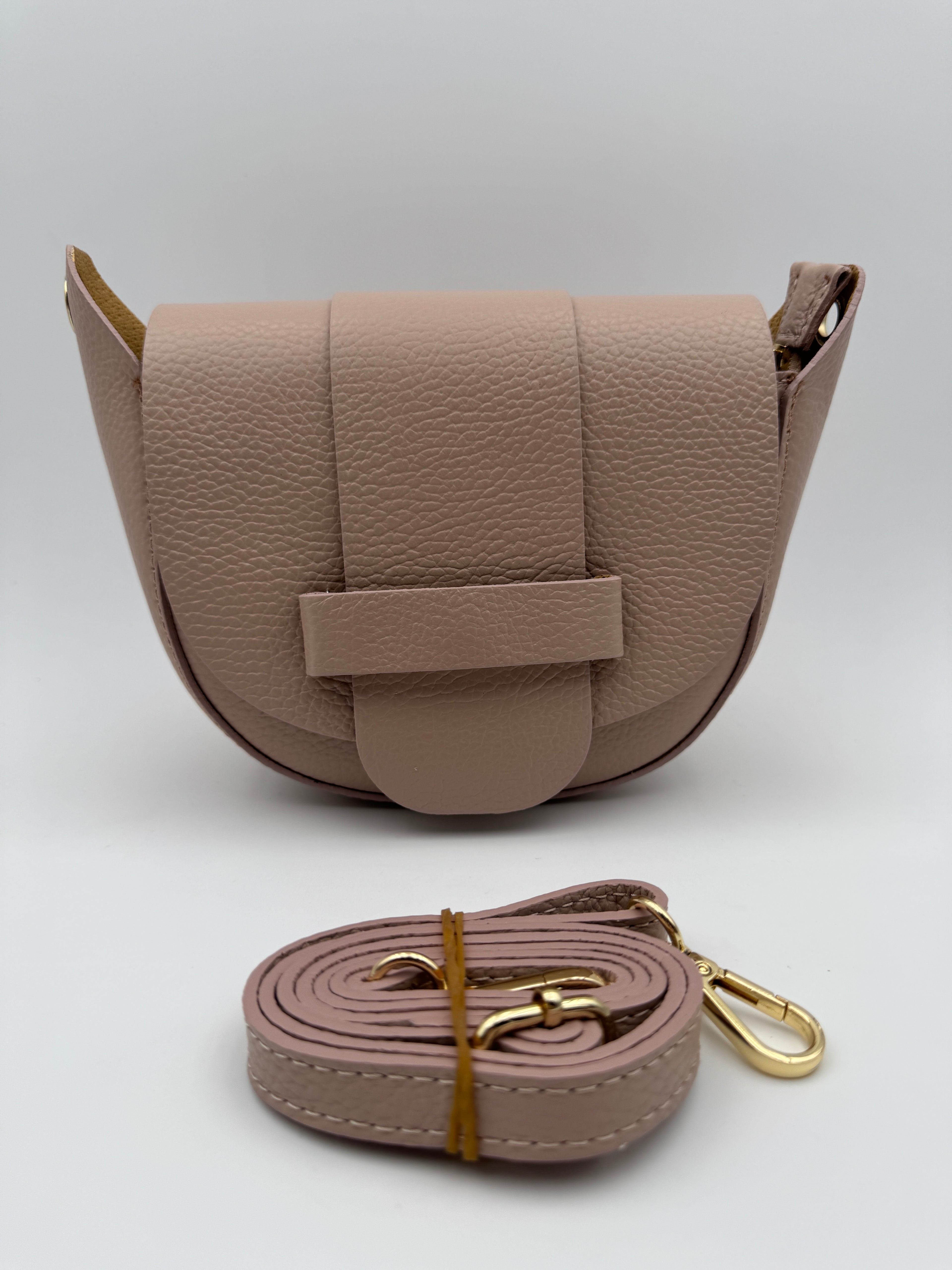 Borsa a Tracolla MARGHERITA - in Vera Pelle Martellata Made in Italy