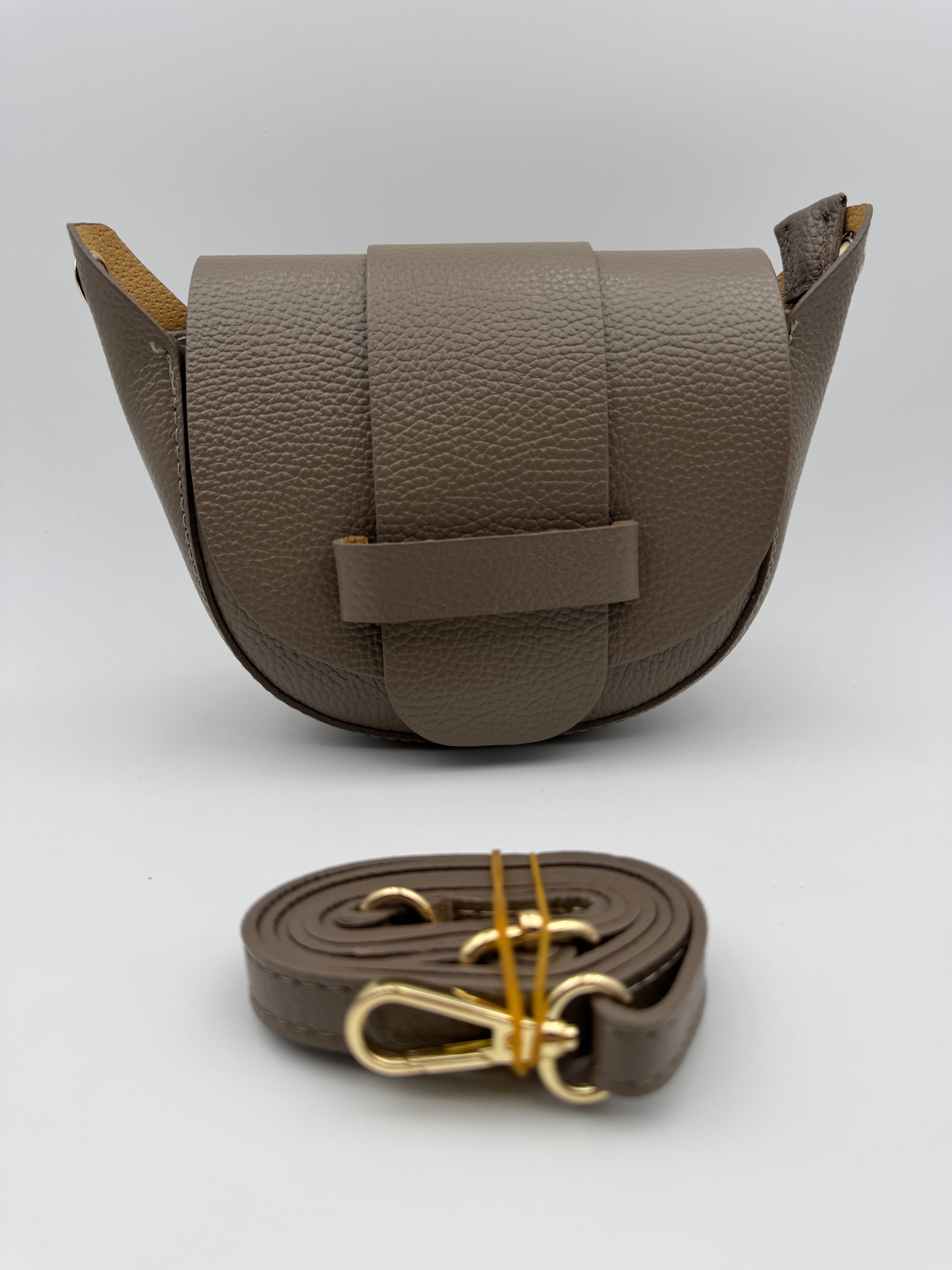 Borsa a Tracolla MARGHERITA - in Vera Pelle Martellata Made in Italy