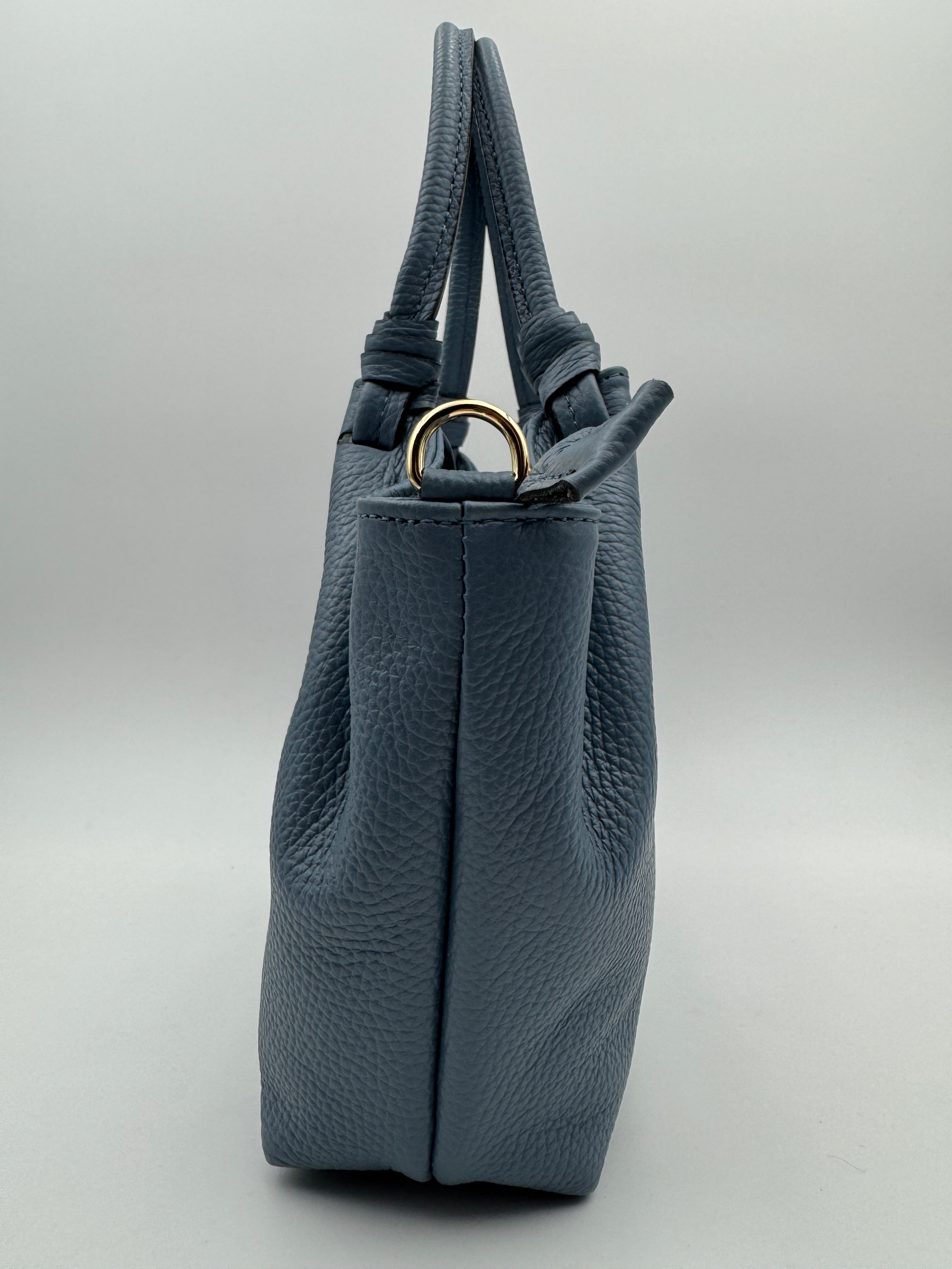 Borsa a Spalla MAGNOLIA - in Vera Pelle Martellata Made in Italy