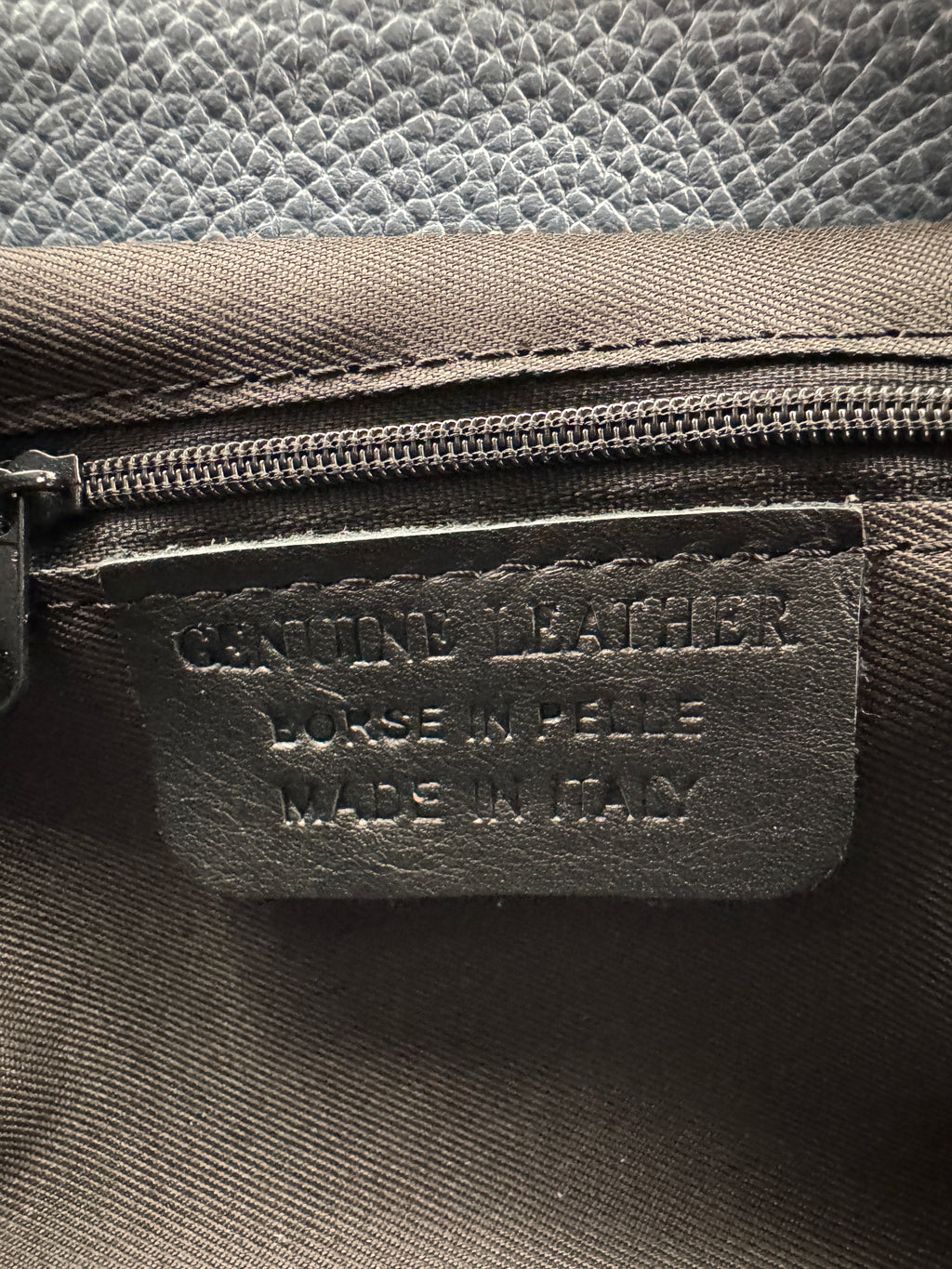 Borsa a Spalla MAGNOLIA - in Vera Pelle Martellata Made in Italy