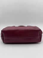 Borsa a Spalla MAGNOLIA - in Vera Pelle Martellata Made in Italy
